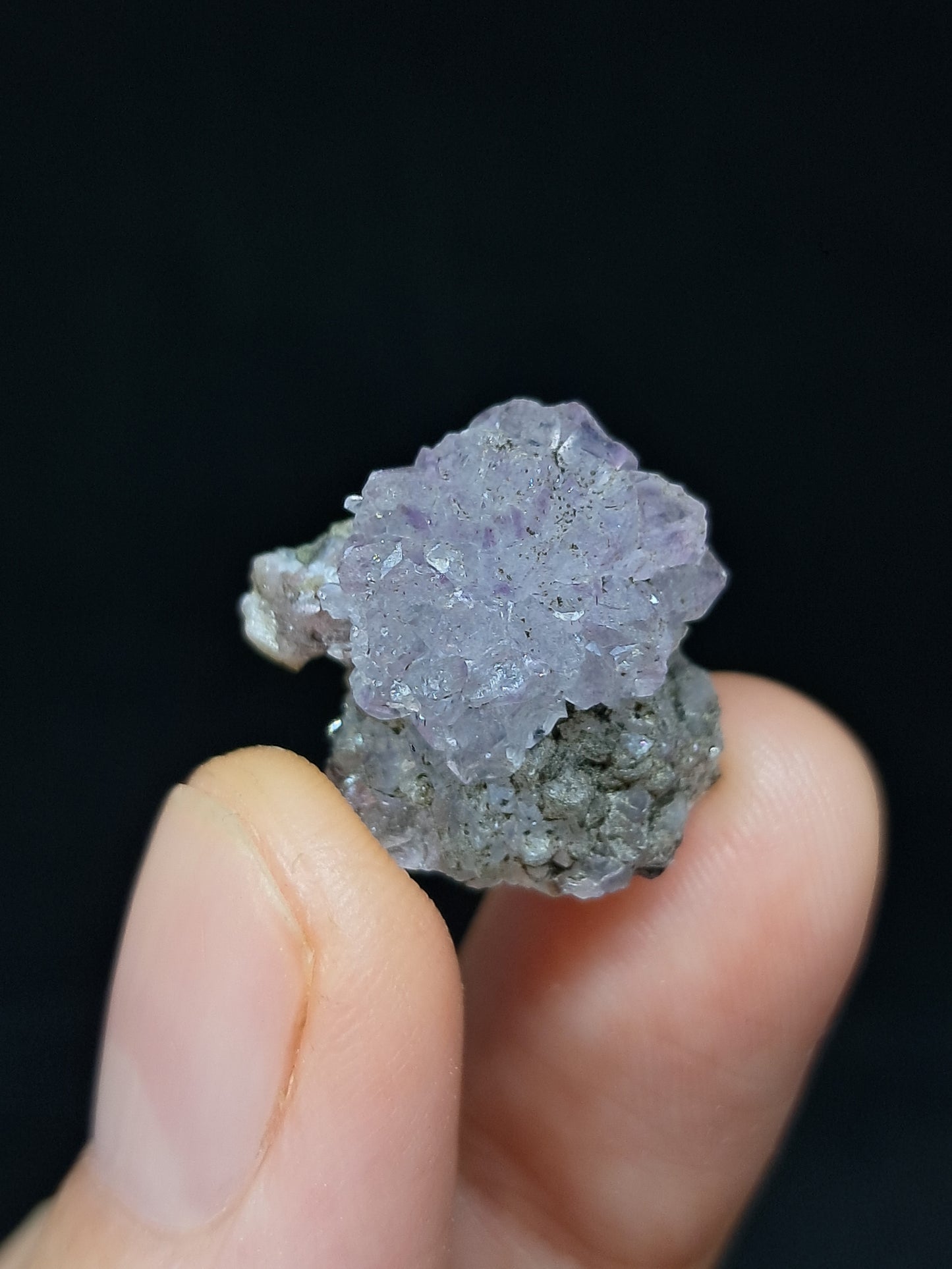 Set of 3 Amethyst from Karur | Natural Crystals | Mineral Specimen | Flower Scepter Herkimer Formation #KA166