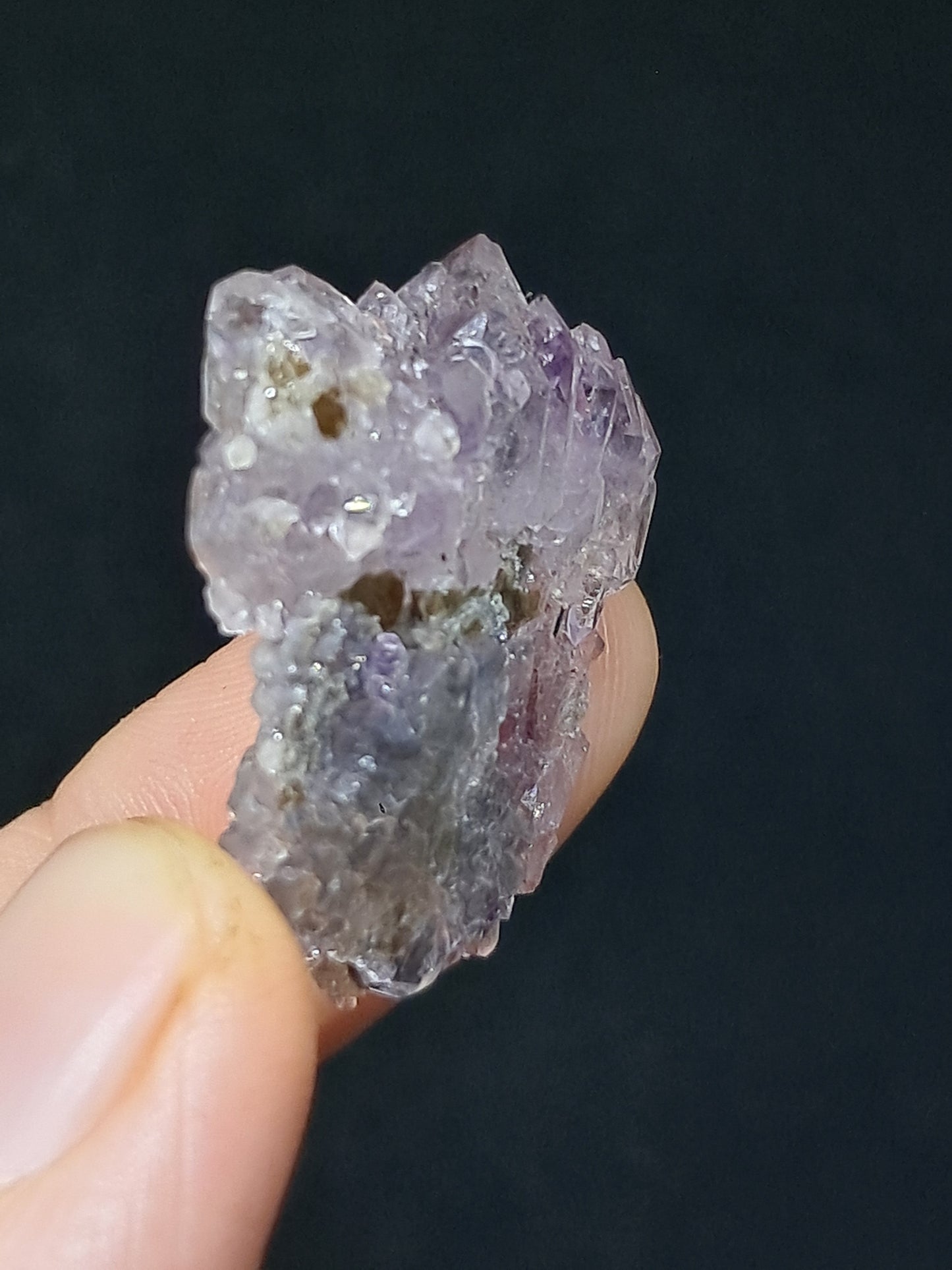 Amatista Elestial (Karur) | Cristal en bruto | Piedra Natural | Espécimen mineral #KA113