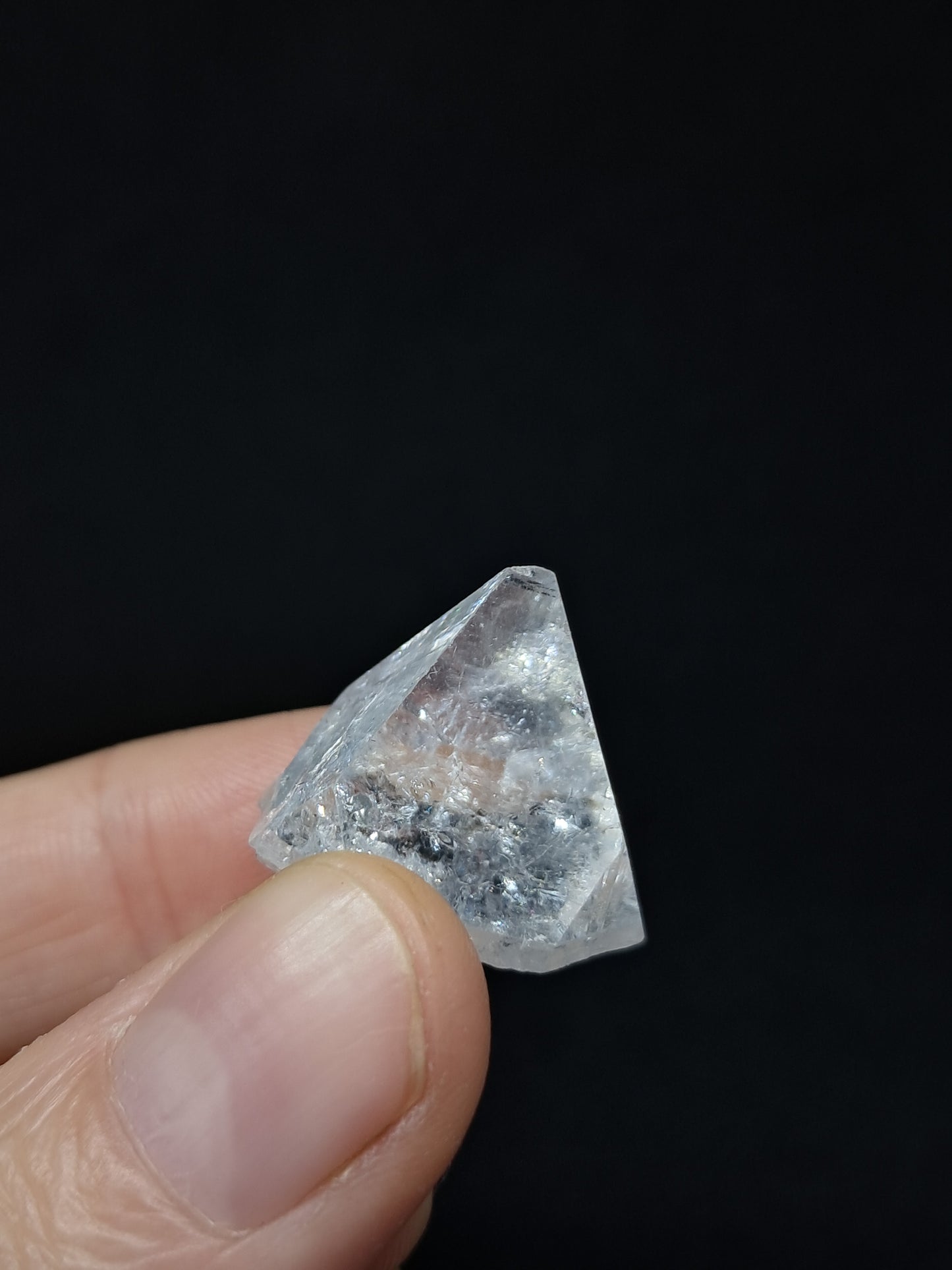 Clear Apophyllite Points (Ajanta) 18-23 mm | Natural Crystal | Mineral Specimen #AP10