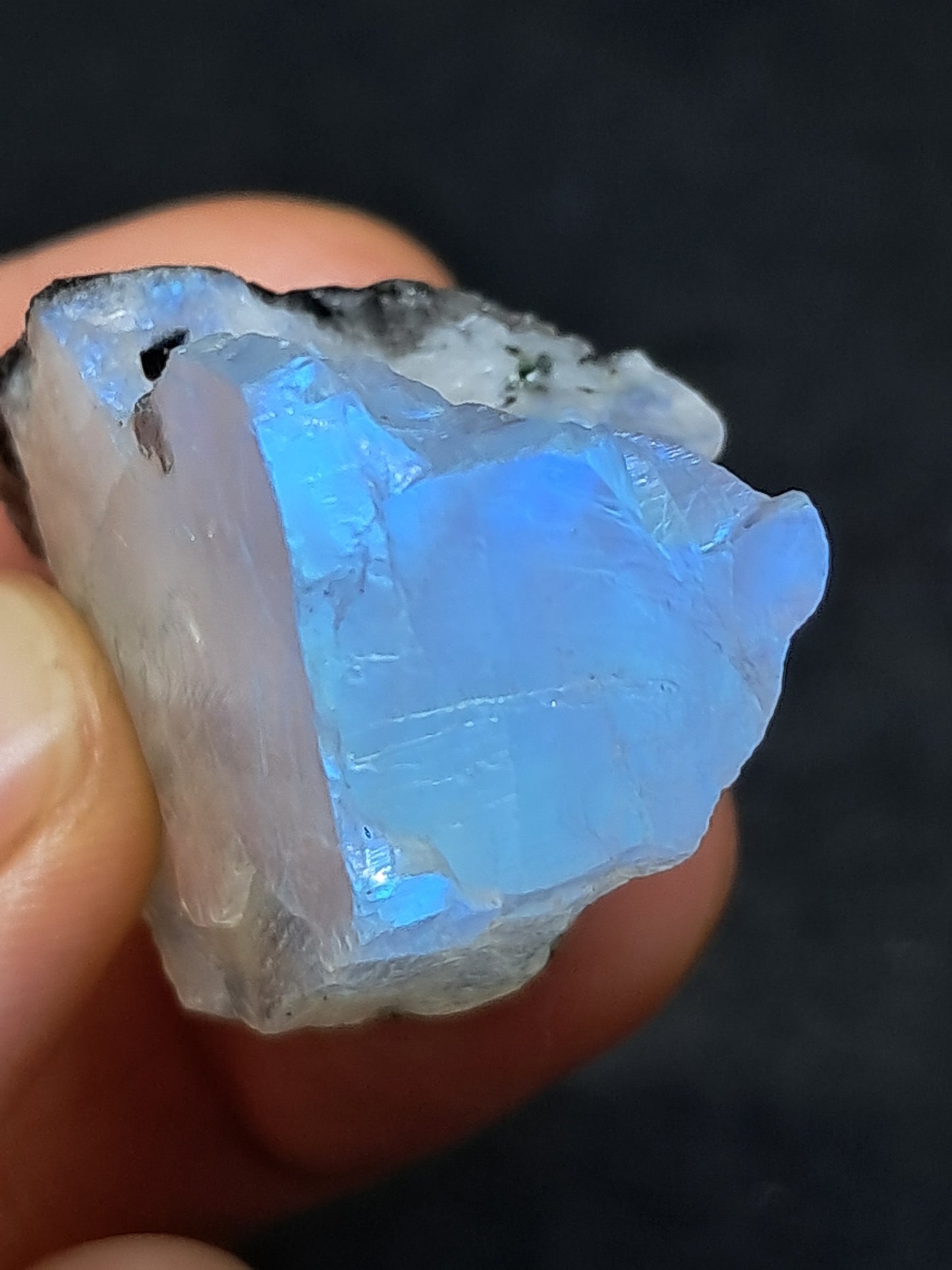 Rainbow Moonstone *High Grade* (Odisha) Rough Stone | Natural Rock #MN10