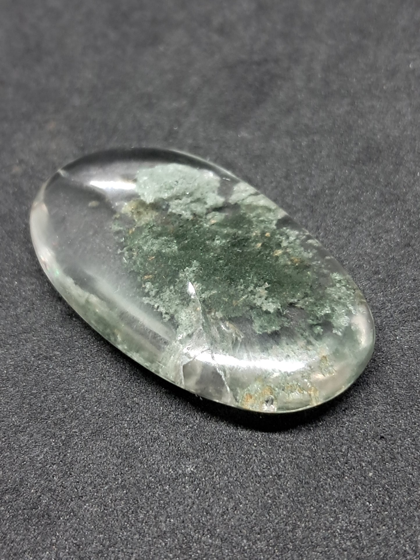 Chlorite Quartz Palmstone | High Quality Polished Stone | Natural Crystal | Mineral Specimen #PQ3