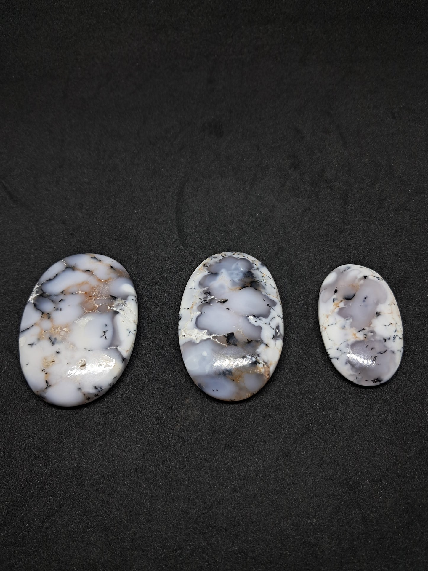 Dendrite Agate Palmstones | Polished Natural Stones #DA1