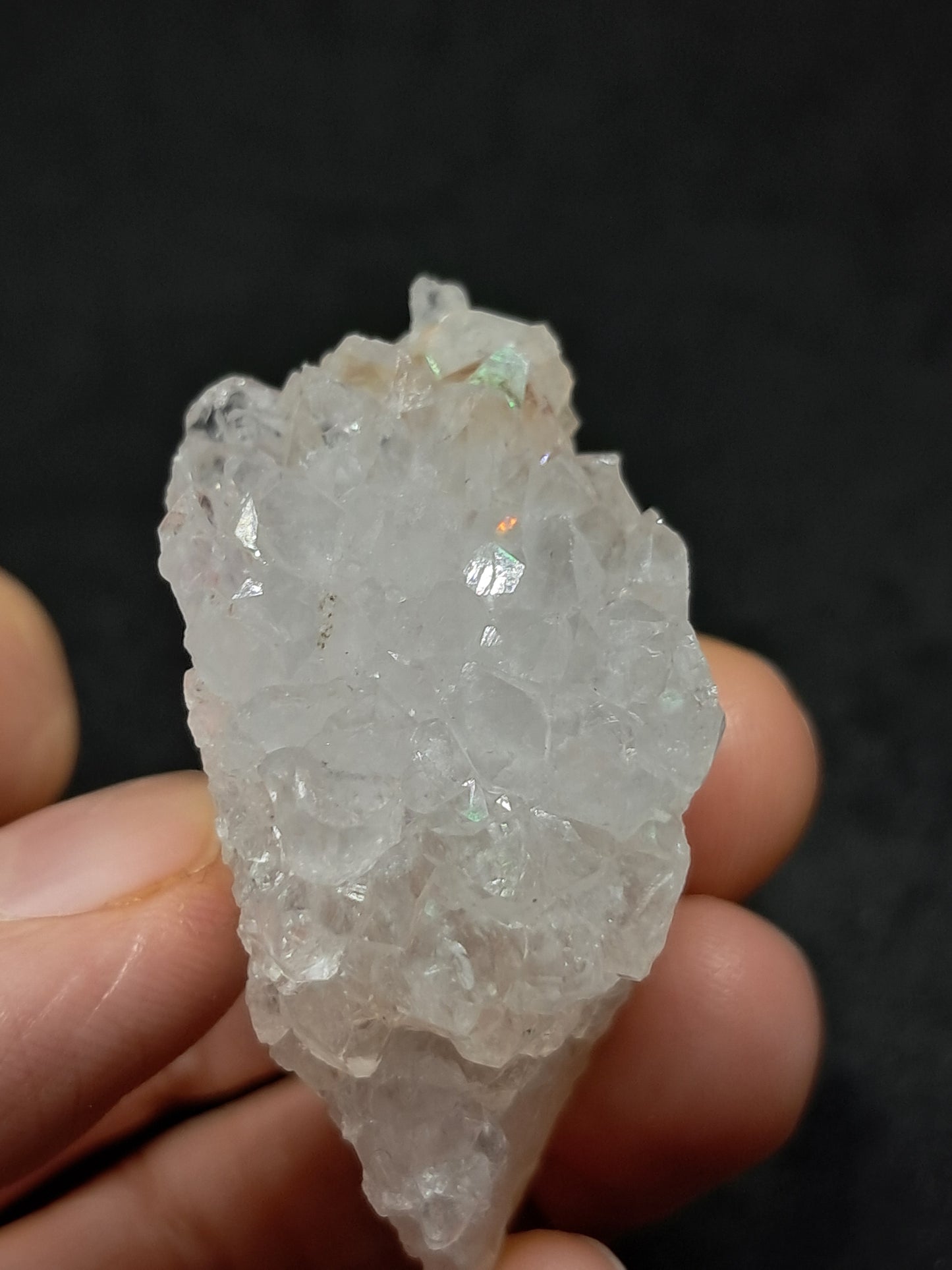 Iris Quartz Stalactite (Anandalite) (Non-precious stone) #AQ27