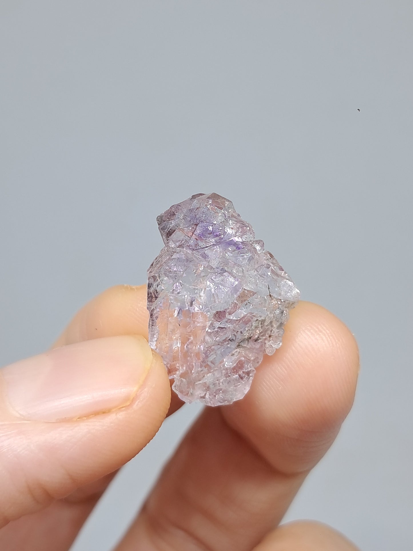 Set of 3 Amethyst from Karur | Natural Crystals | Mineral Specimen #KA170