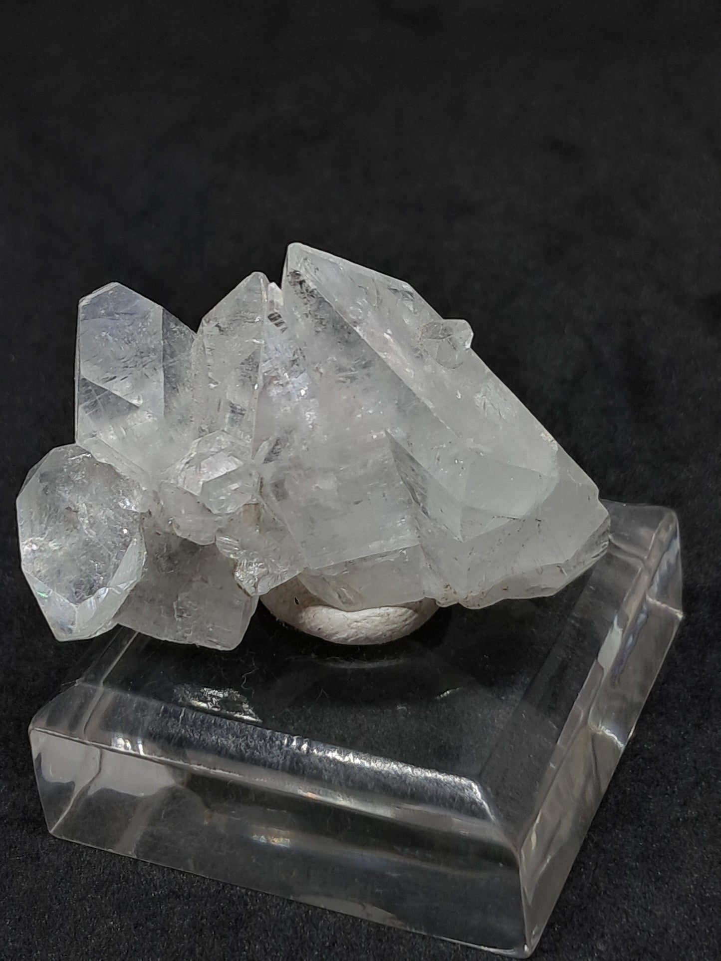 Clear Apophyllite Cluster (Ajanta) Natural Crystal | Mineral Specimen #AP51