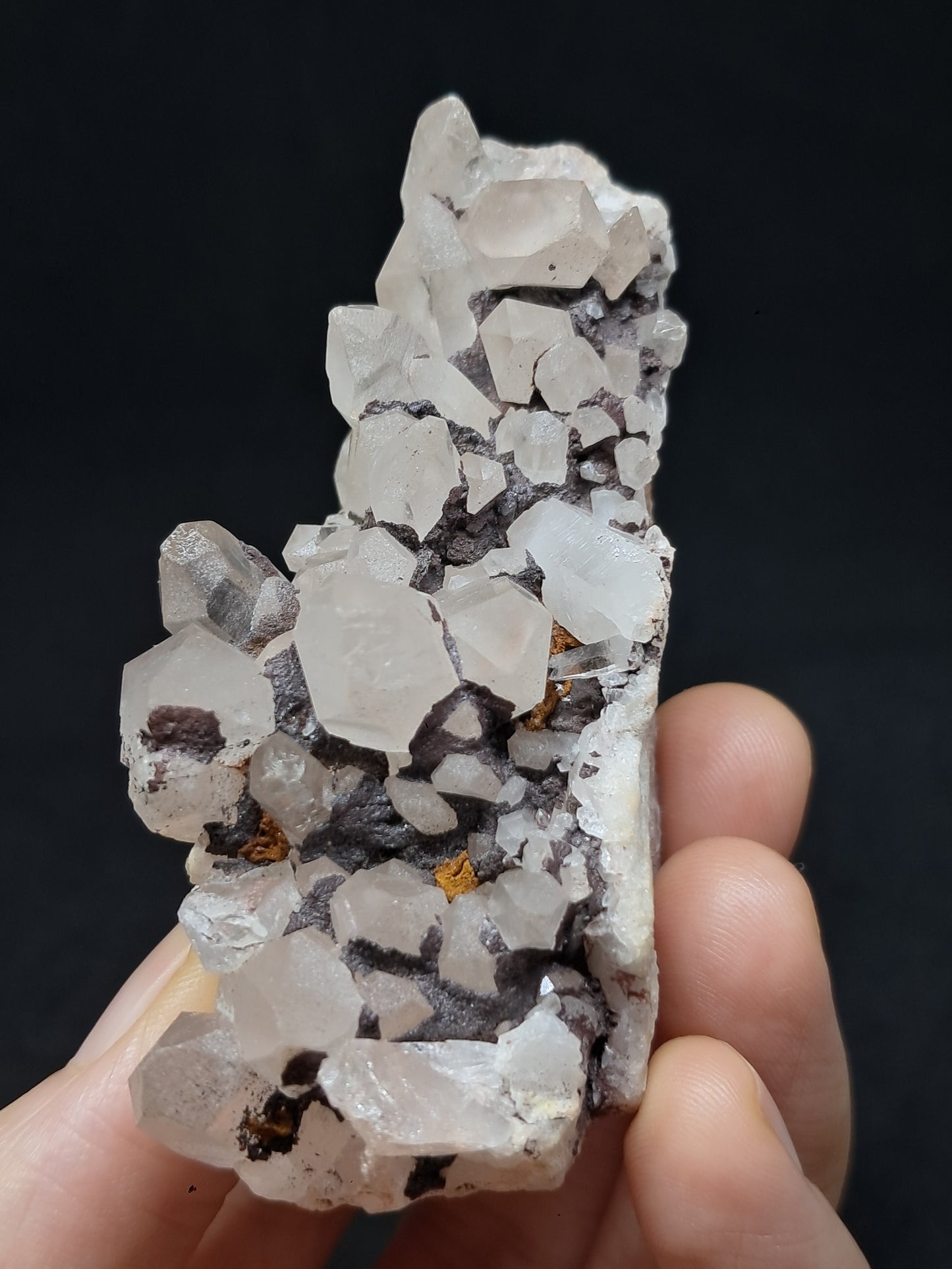 Himalayan Quartz Cluster w/ Hematite and Iron | Natural Crystal | Rough Stone | Mineral Specimen #CH48