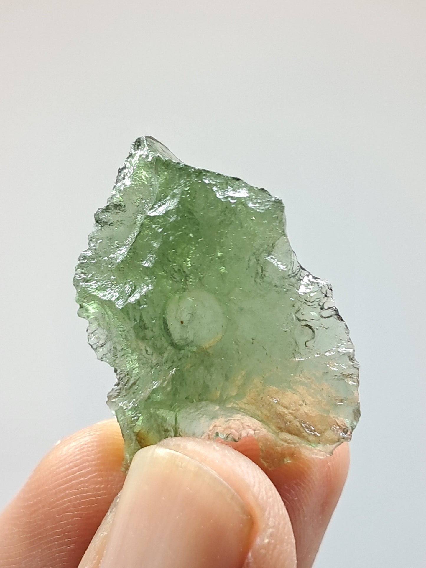 Moldavita genuina en bruto (República Checa) Tectita natural | 16,2 ct #MDV1