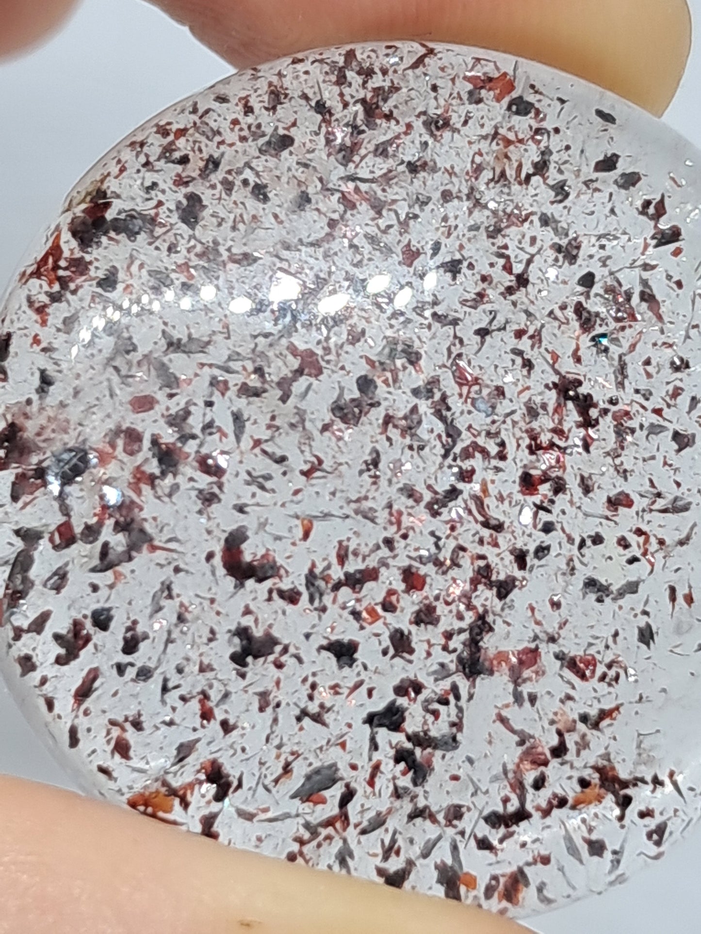 Lepidocrosite Quartz Cabochon #PQ8