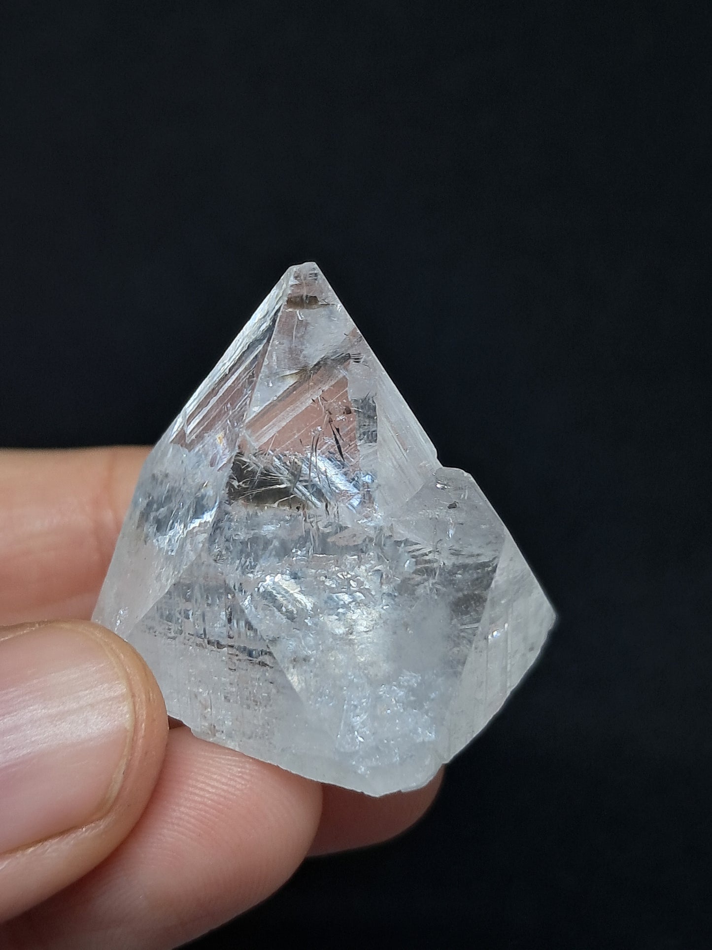 Clear Apophyllite Points (Ajanta) 22-28 mm | Natural Crystal | Mineral Specimen #AP13