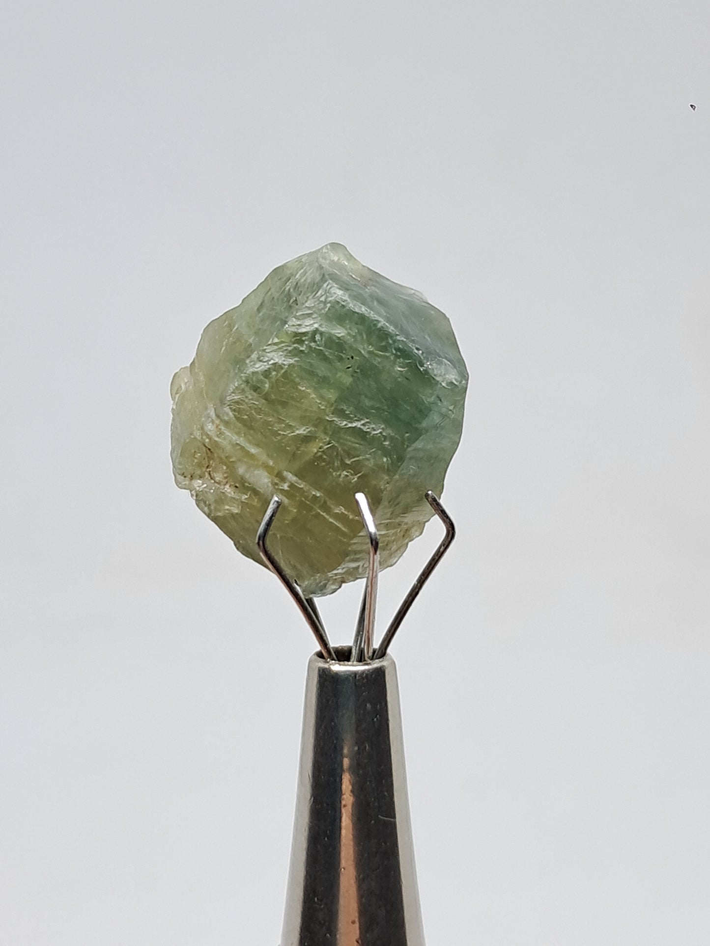 Natural Greenish-Blue *Teal* Sapphire Crystal (Karur) Rough Stone | Mineral Specimen #SP26