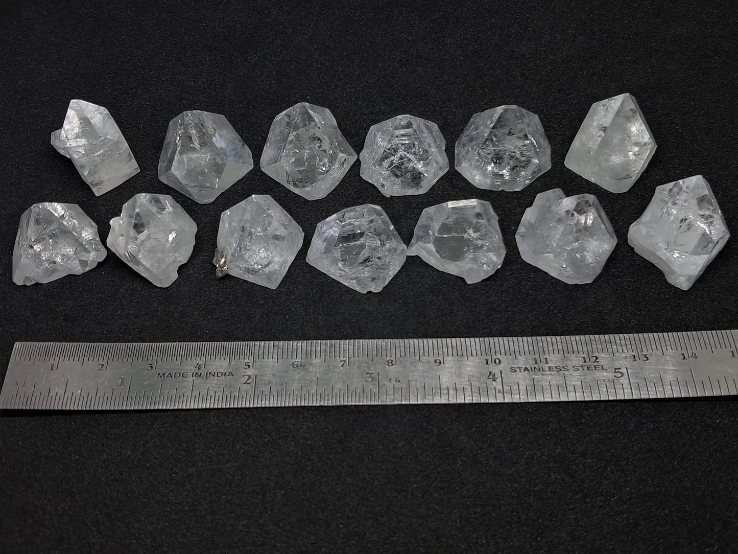 Clear Apophyllite Points (Ajanta) 18-23 mm | Natural Crystal | Mineral Specimen #AP10