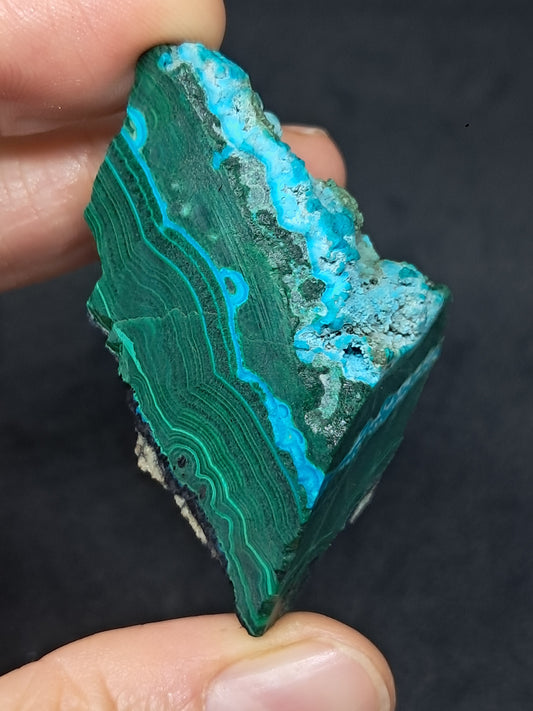 Chrysocolla Malachite Raw (Democratic Republic of Congo) | Rough Sliced #CM3
