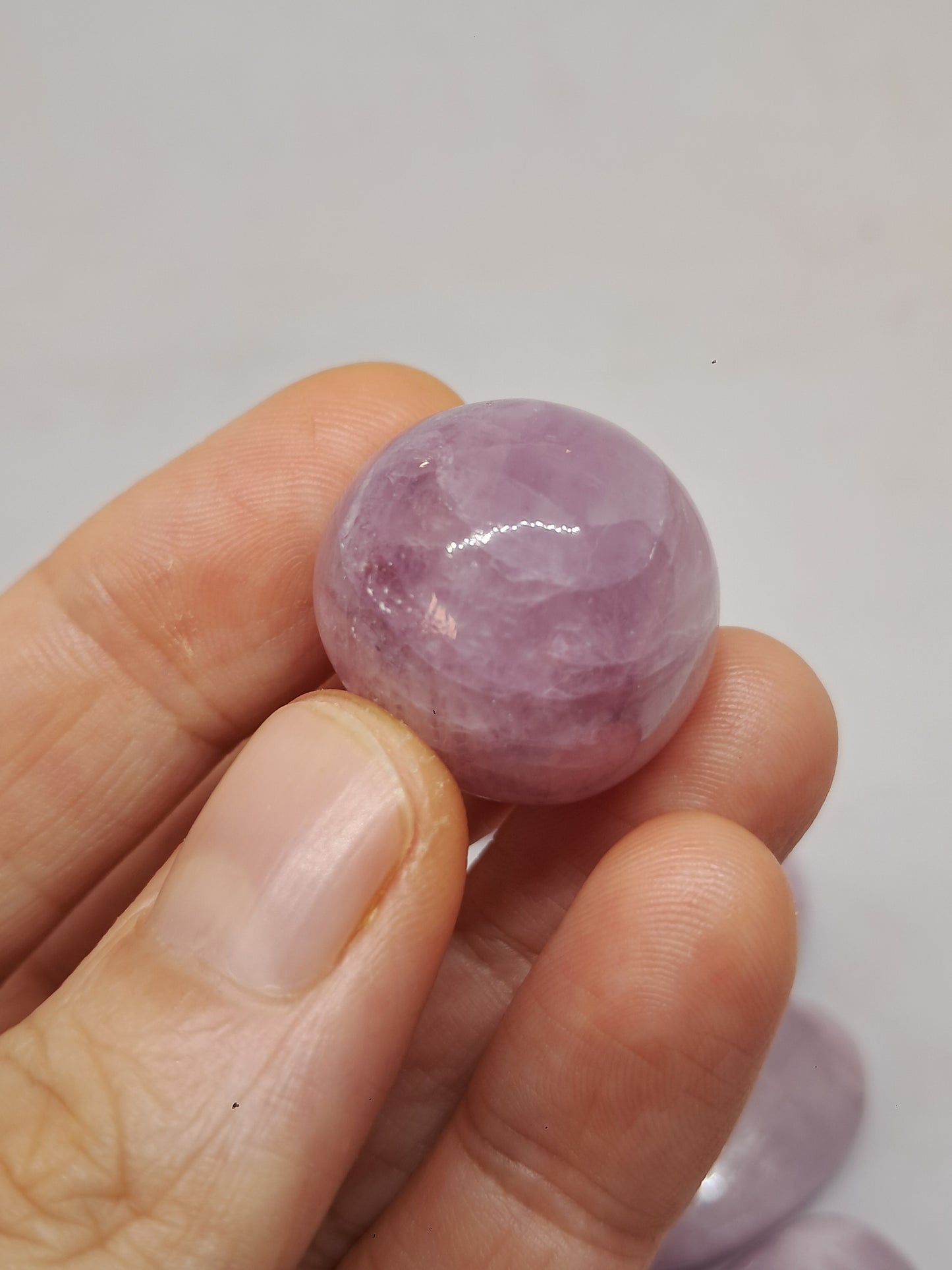 Piedras pulidas de kunzita (Madagascar) | Cristales naturales #KZ4