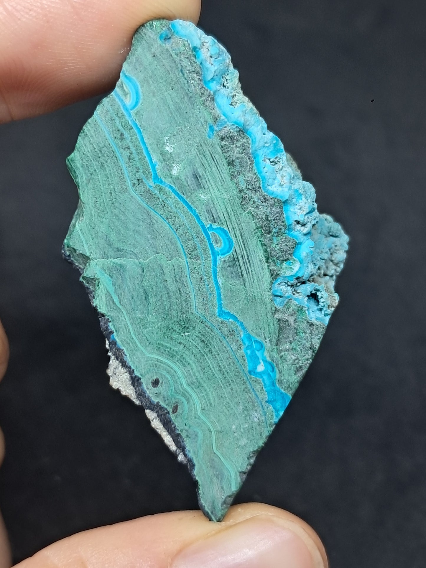 Chrysocolla Malachite Raw (Democratic Republic of Congo) | Rough Sliced #CM3