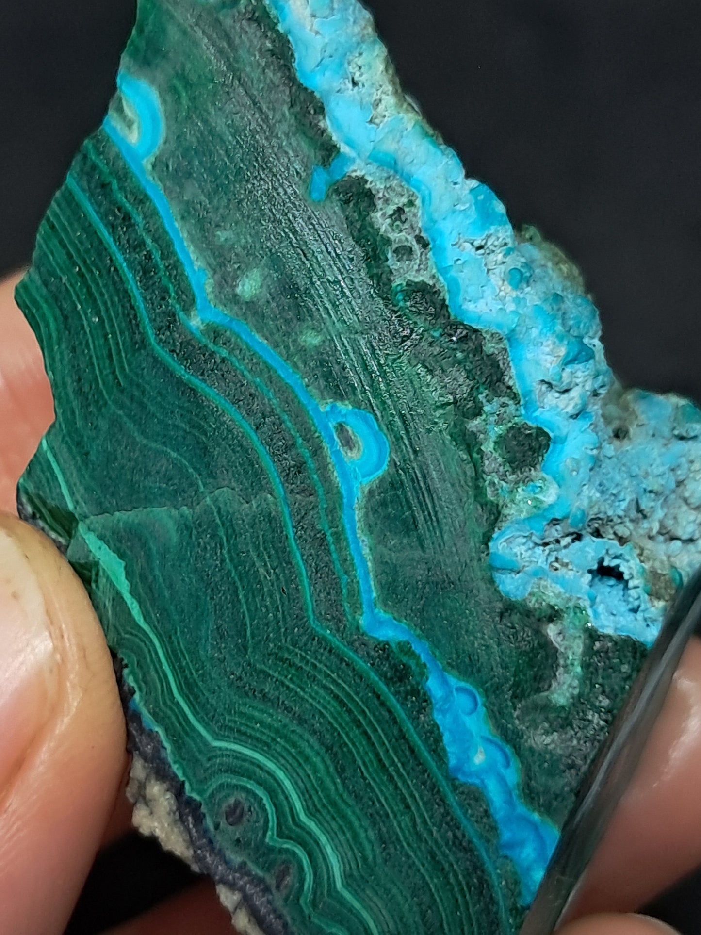 Chrysocolla Malachite Raw (Democratic Republic of Congo) | Rough Sliced #CM3