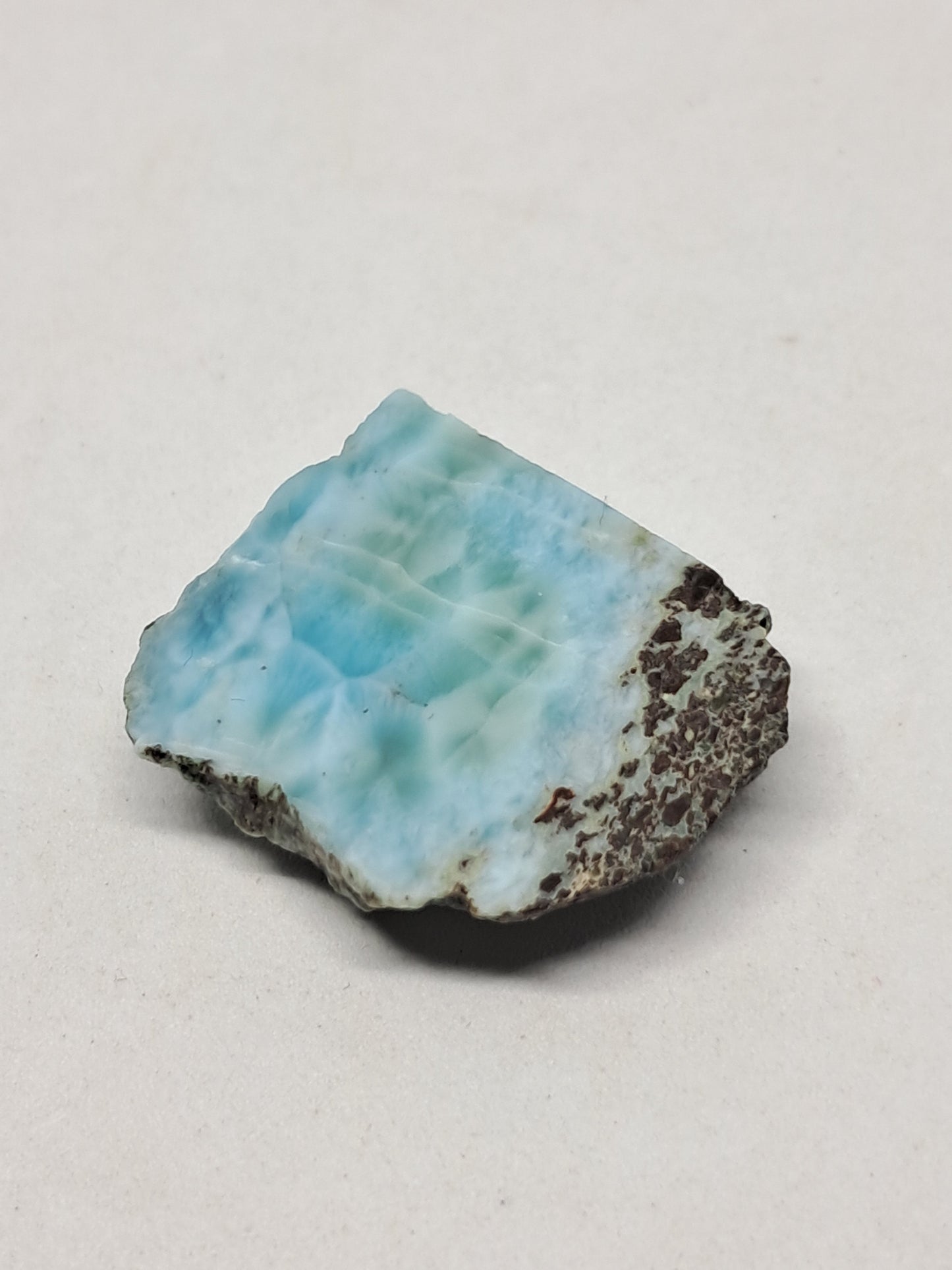 Larimar Raw Slice (Non-precious Natural Stone) #LM7
