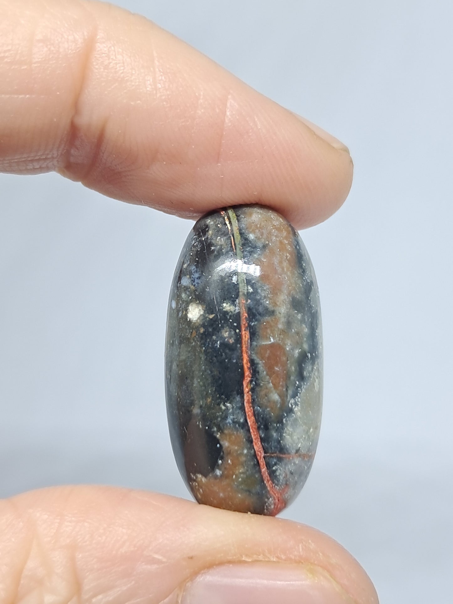 Red Bumblebee Jasper (Non-precious natural stone) #BJ1