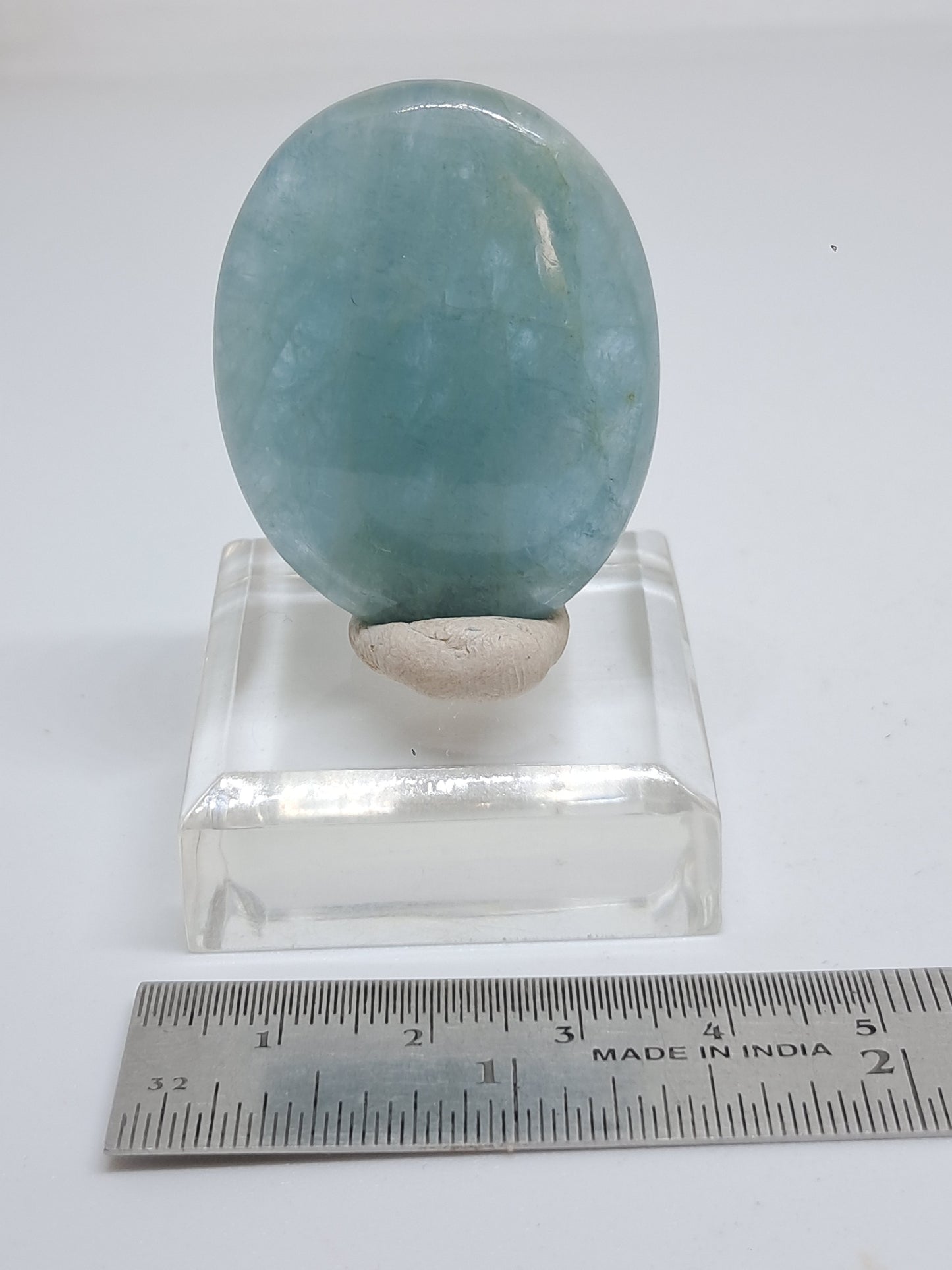 Aquamarine Palmstone | Polished Natural Stone | High Quality