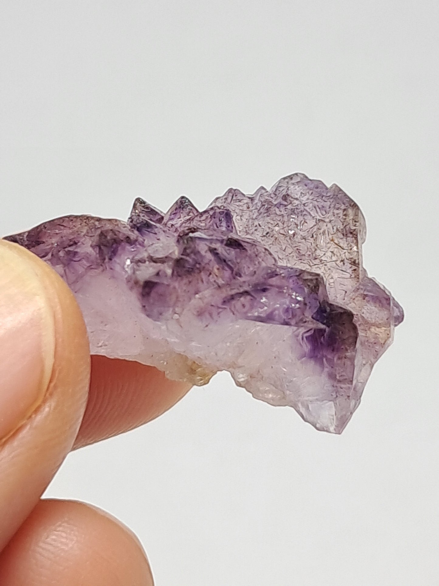 Amethyst Scepter Cluster w/ Goethite (Karur) Crystal Cluster | Natural Stone | Mineral Specimen #KA47