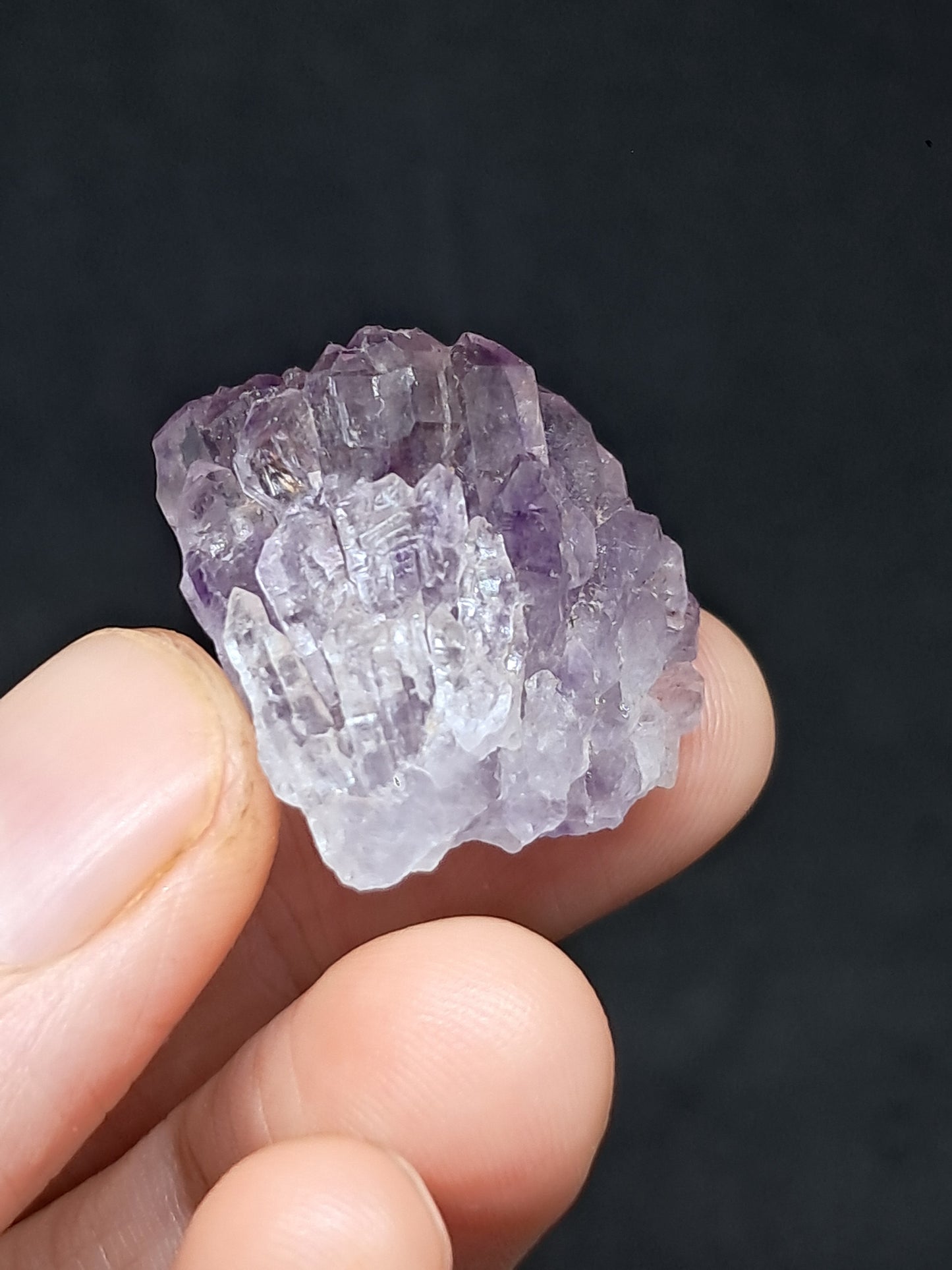 Amatista Elestial (Karur) | Cristal en bruto | Piedra Natural | Espécimen mineral #KA132