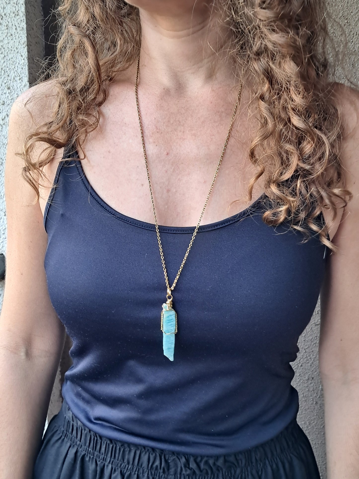 Amazonite Pendant #JL12