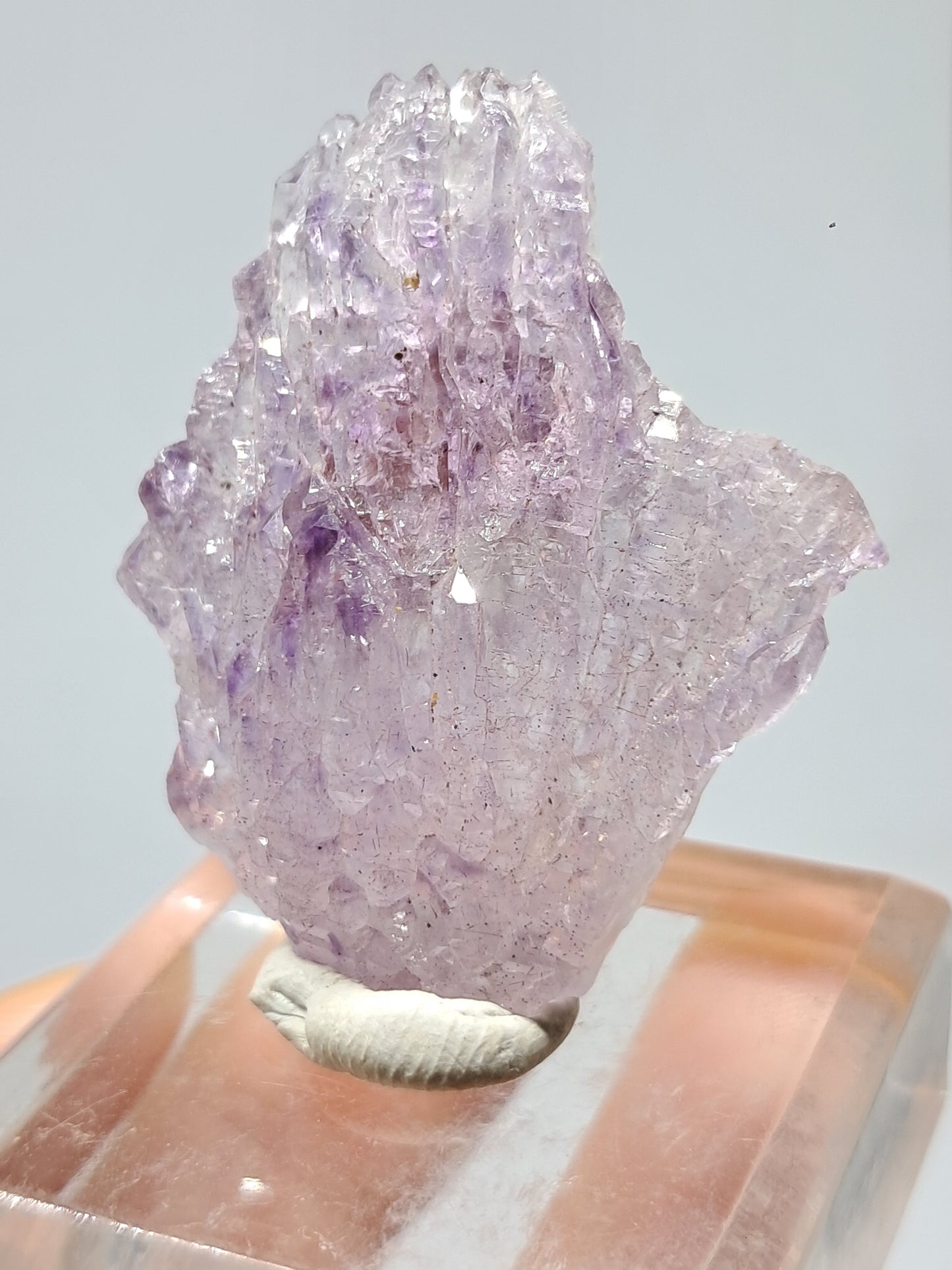 Amethyst Scepter Cluster w/ Goethite (Karur) Crystal Quartz Point | Natural Stone | Mineral Specimen #KA68