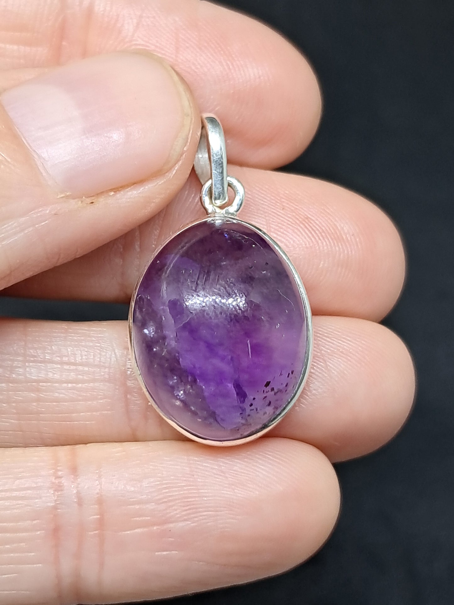 Amethyst Super Seven Silver Pendant | Jewelry | Necklace