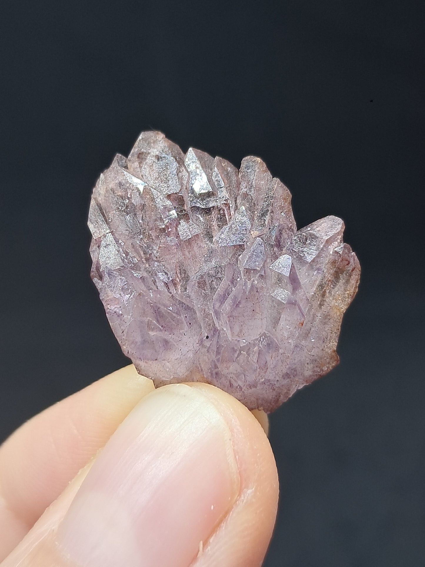 Cúmulo de Amatista en Cetro con inclusiones "Super Seven" (Karur) | Piedra Natural | Ejemplar Mineral n.° KA92