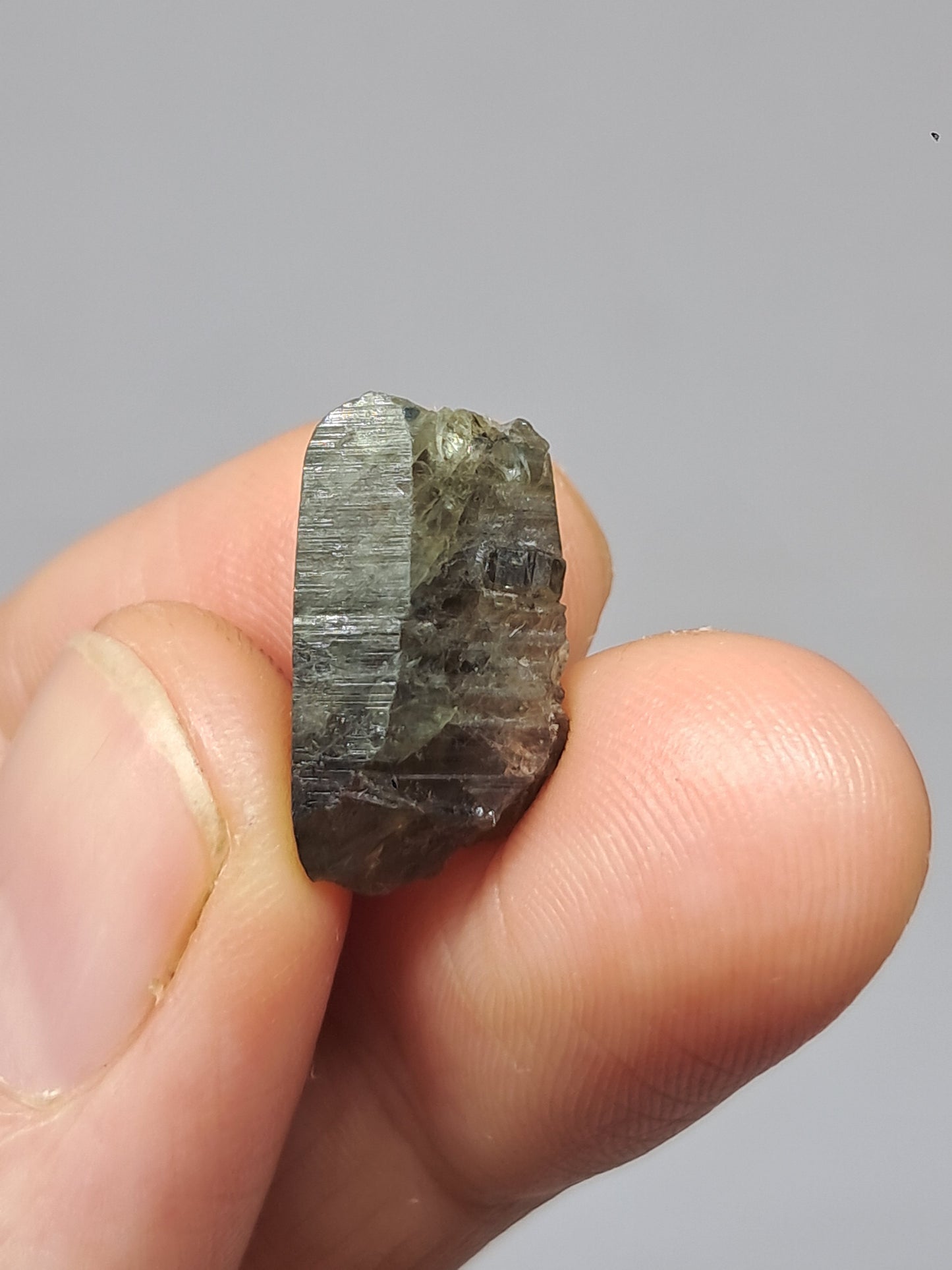 Natural Green Sapphire Crystal (Karur) Rough Stone | Mineral Specimen #SP36