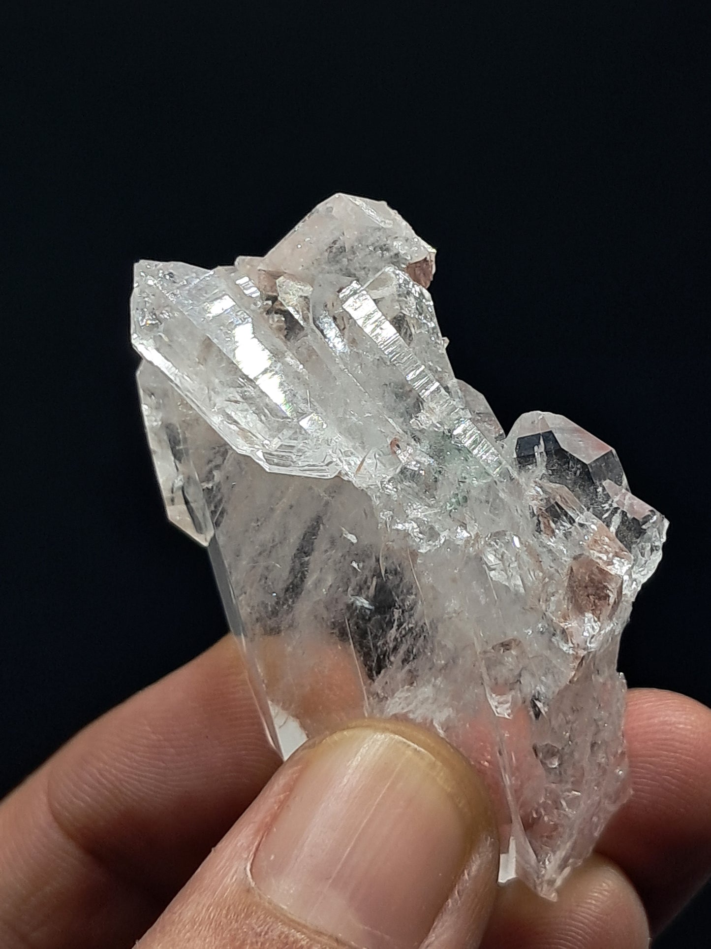 Punta Natural de Cuarzo Claro de la Formación Faden (Santander, Colombia) | Ejemplar Mineral n.° COQ6