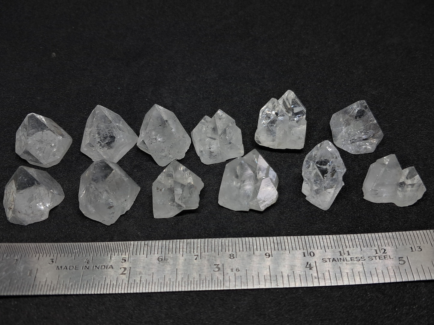 Clear Apophyllite Points (Ajanta) 15-18 mm | Natural Crystal | Mineral Specimen #AP11