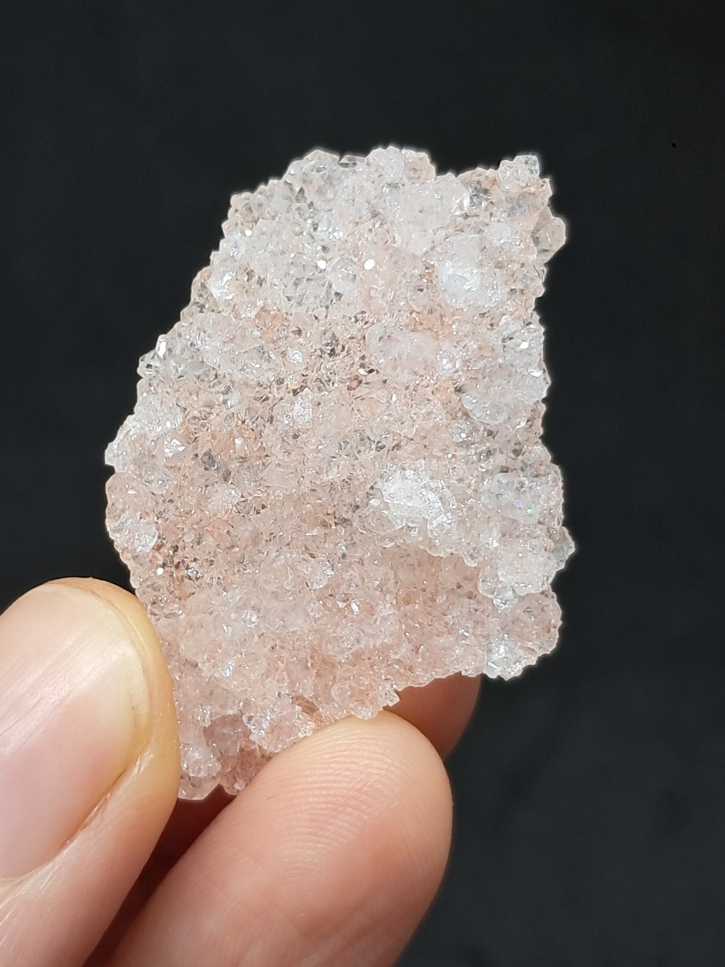 Pink Apophyllite On Quartz Floater Cluster (Ajanta) Natural Crystal | Mineral Specimen #APP4