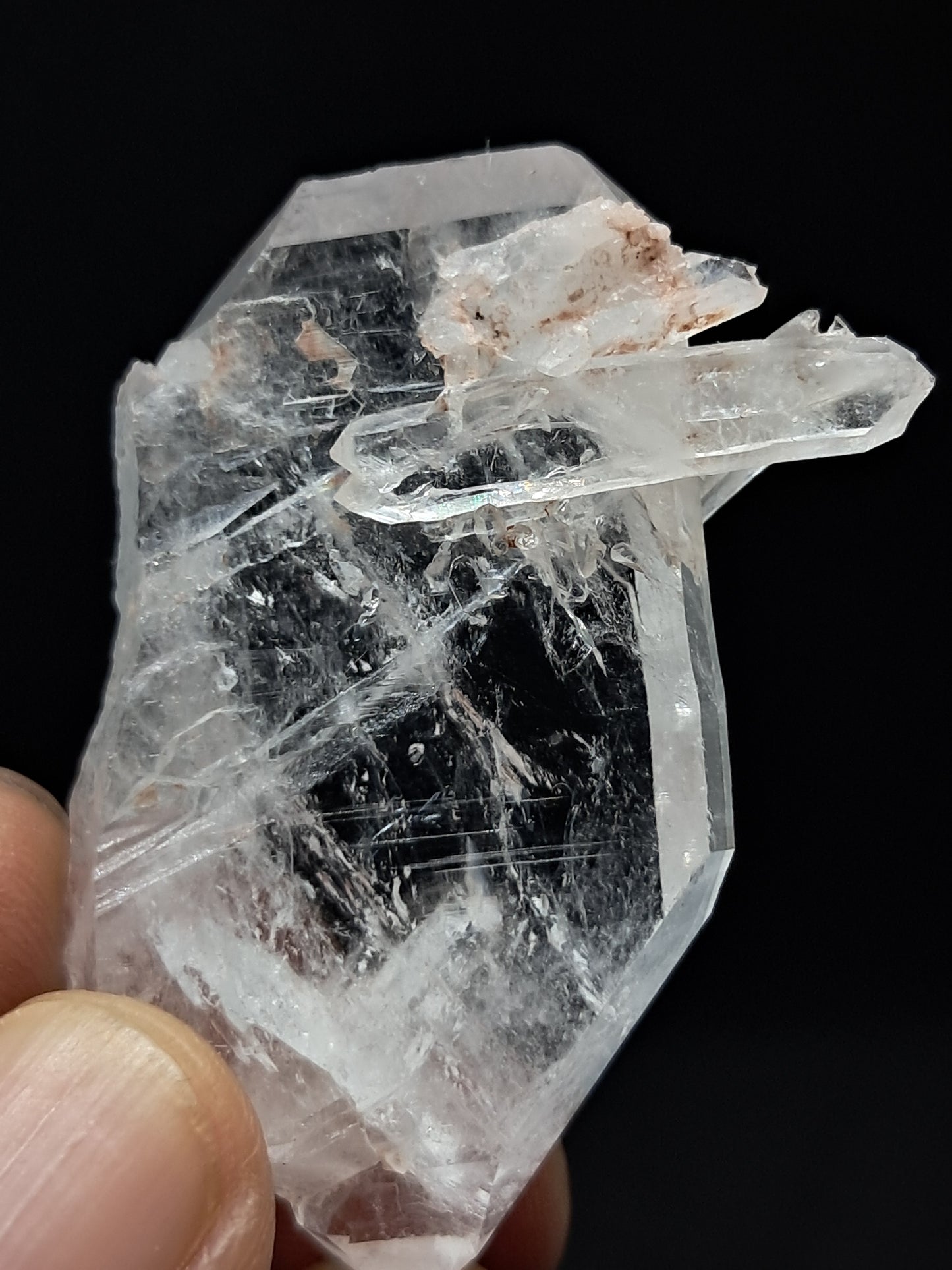 Punta Natural de Cuarzo Claro de la Formación Faden (Santander, Colombia) | Ejemplar Mineral n.° COQ9