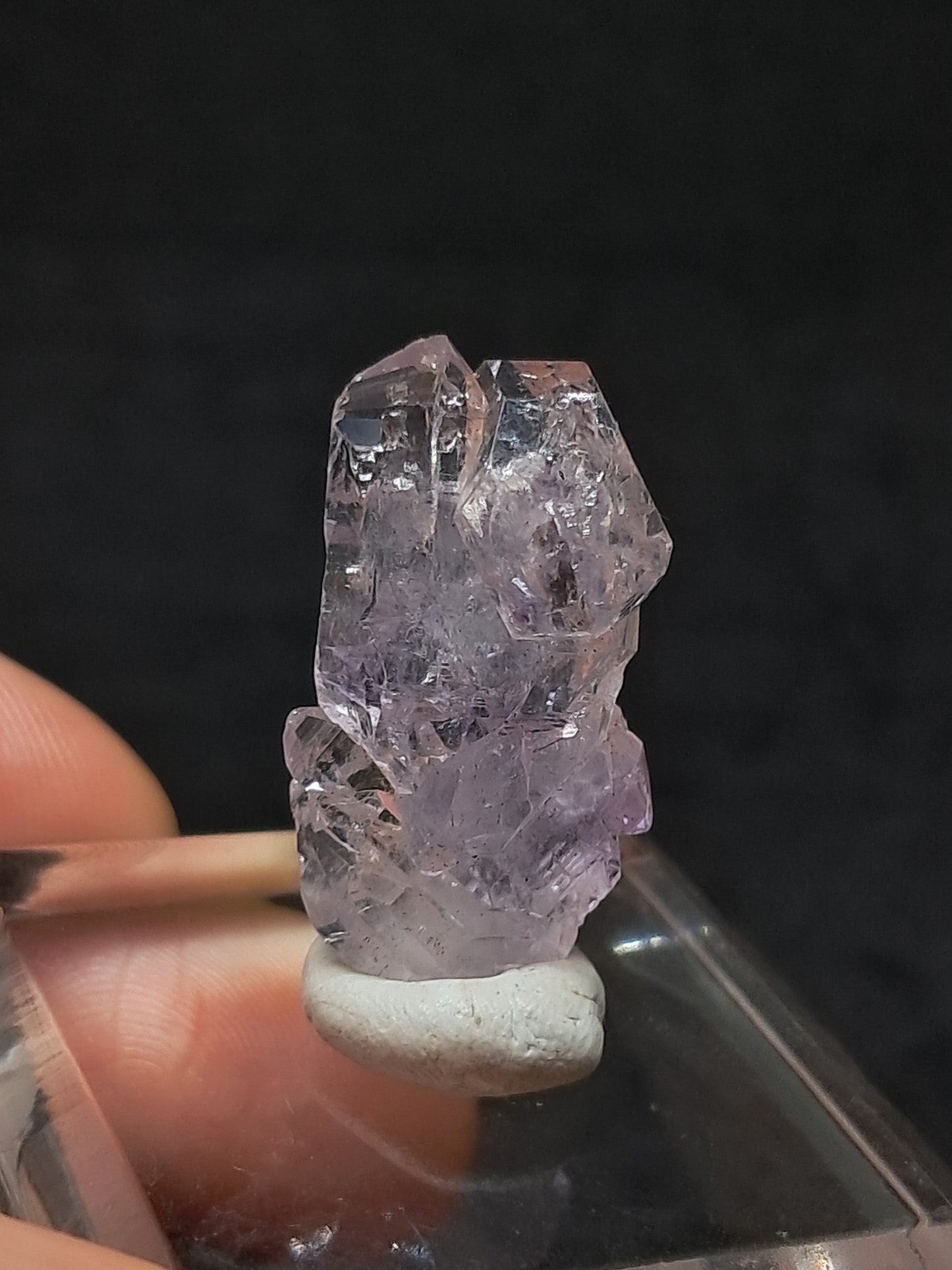 Amatista en racimo (Karur) | Cristal en bruto | Piedra natural | Ejemplar mineral n.° KA114