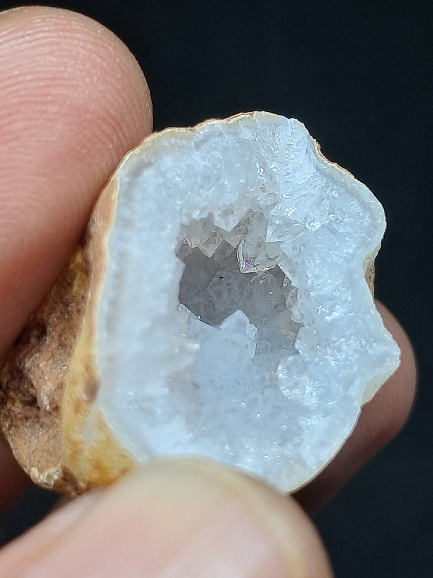 Quartz Geode (Ajanta) | Deep Cavity | Natural Crystal | Big Points #GD23
