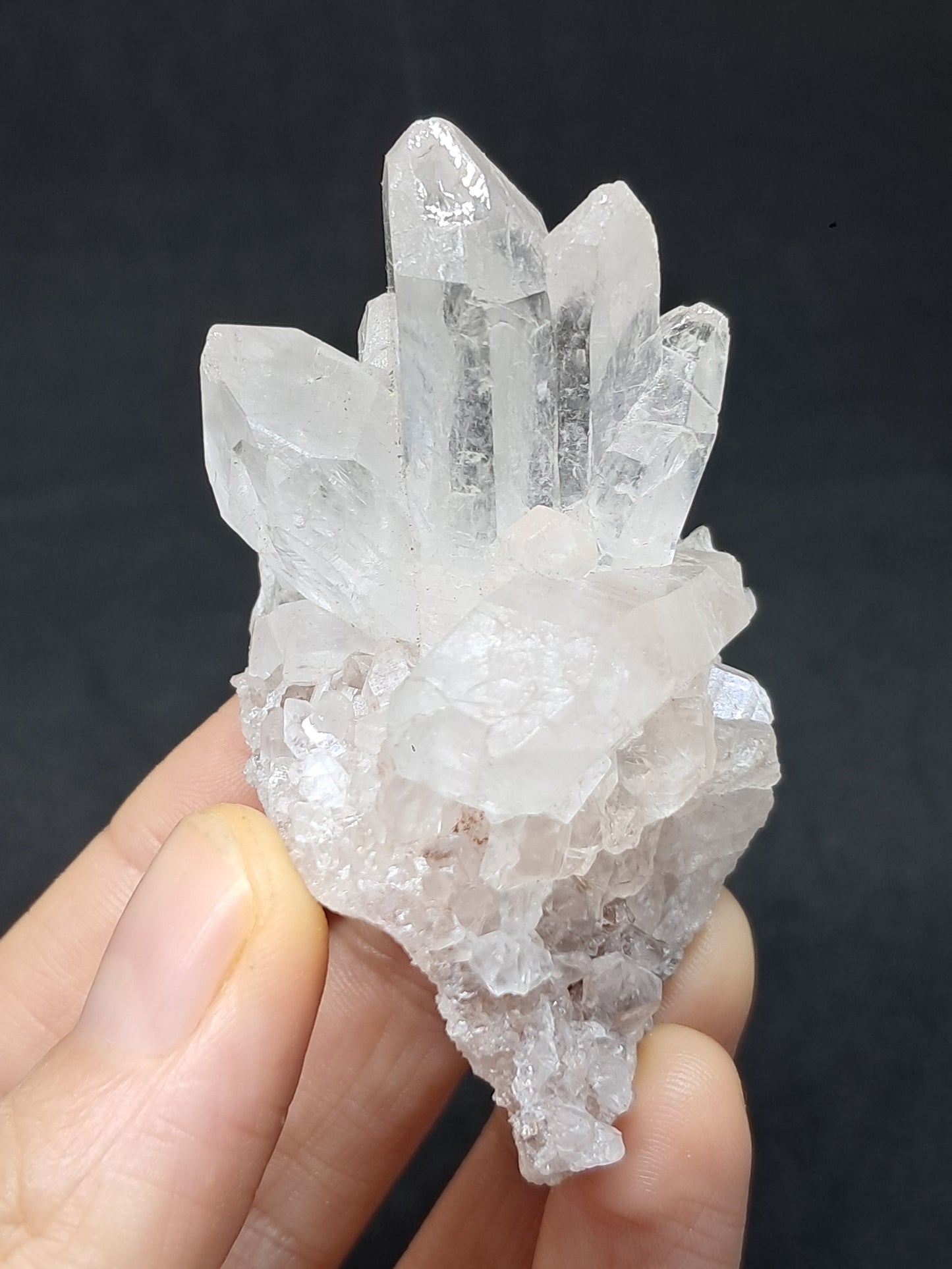 Himalayan Quartz Cluster (Himachal Pradesh) | Natural Crystal #CH42