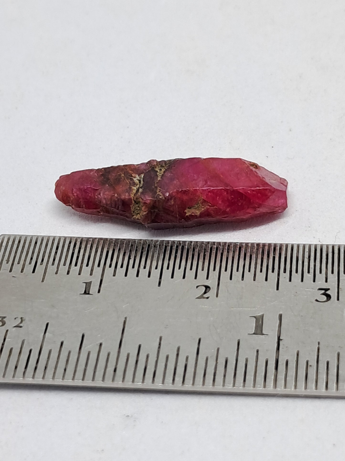 Natural Ruby Hexagonal Crystal (Vietnam) #RB10