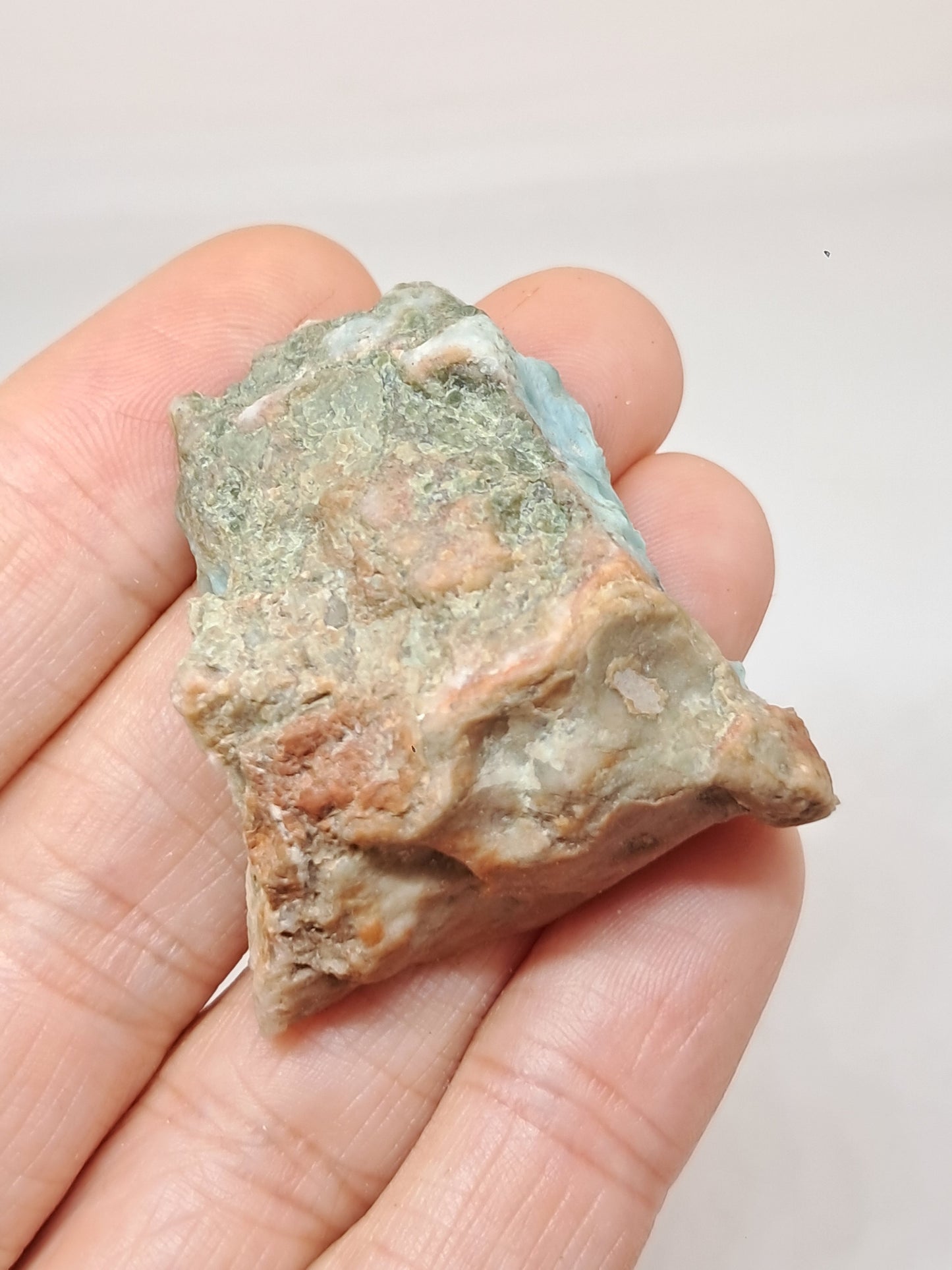 Larimar en bruto (República Dominicana) | Roca natural n.° LM34