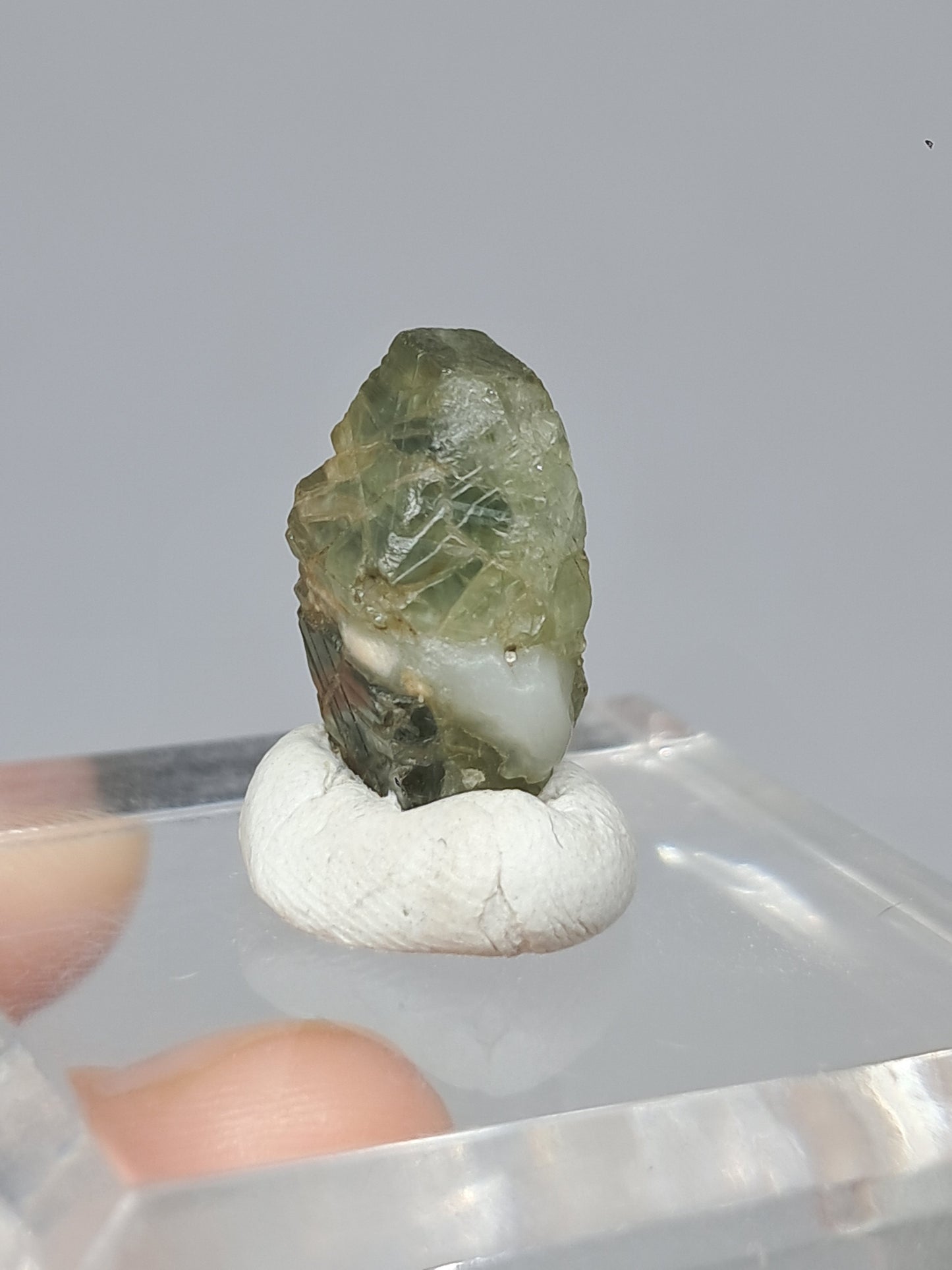 Natural Greenish-Blue *Teal* Sapphire Crystal (Karur) Rough Stone | Mineral Specimen #SP27