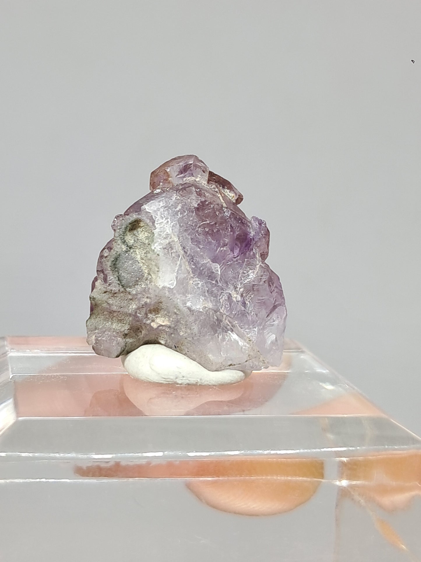 Amatista Elestial Super Seven (Karur) | Cúmulo de cristales en bruto | Piedra natural | Ejemplar mineral n.° KA137