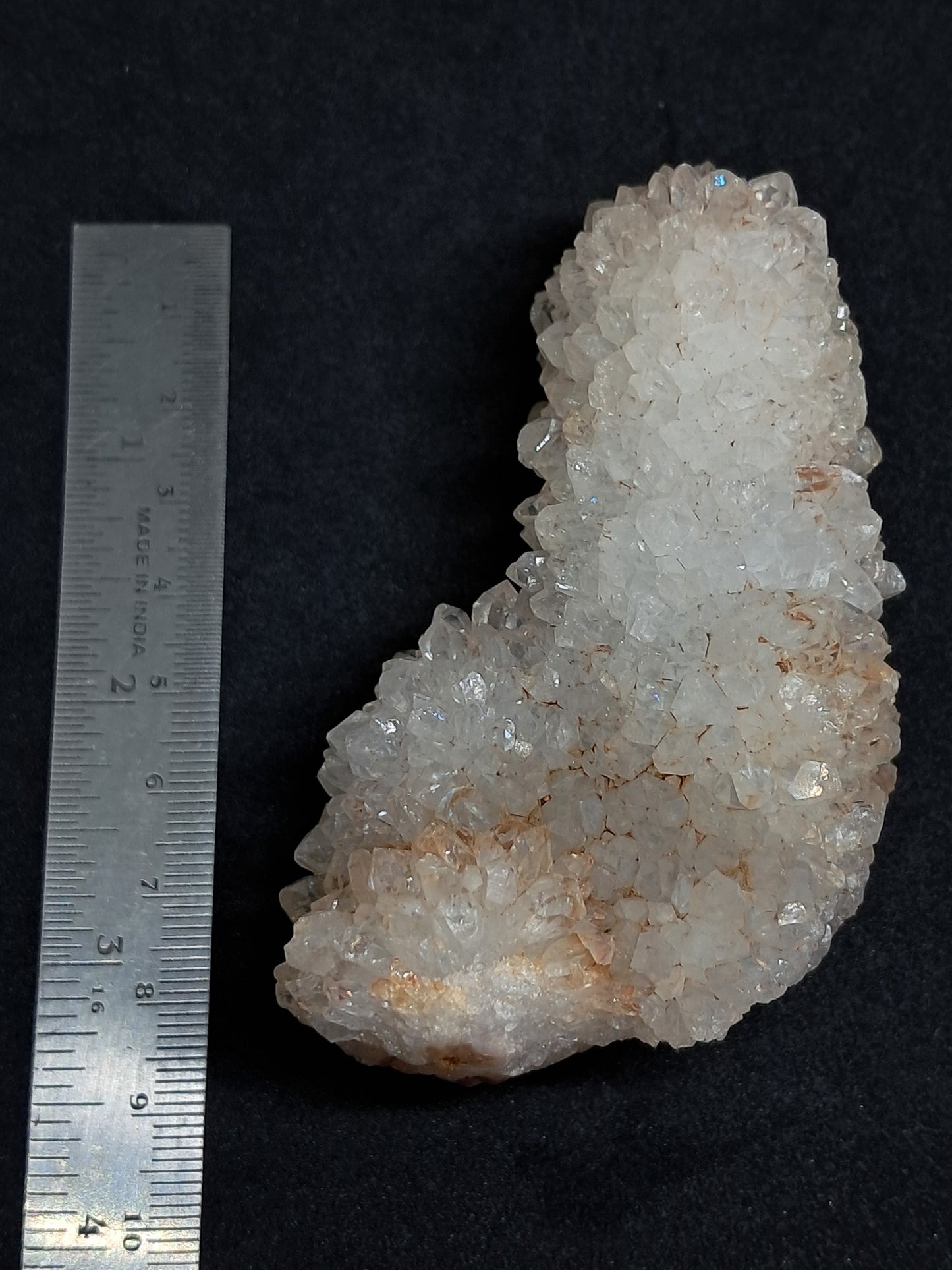 Cuarzo iris (Aurangabad) | Anandalita | Estalactita | Cristal natural n.° AQ6