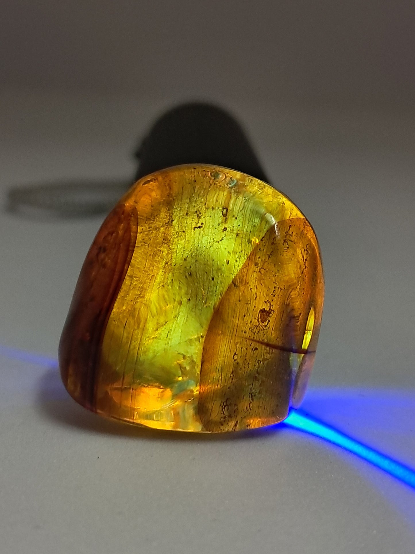 Polished Amber (Mexico) Natural Fossilized Resin | Mineral Specimen #AB2
