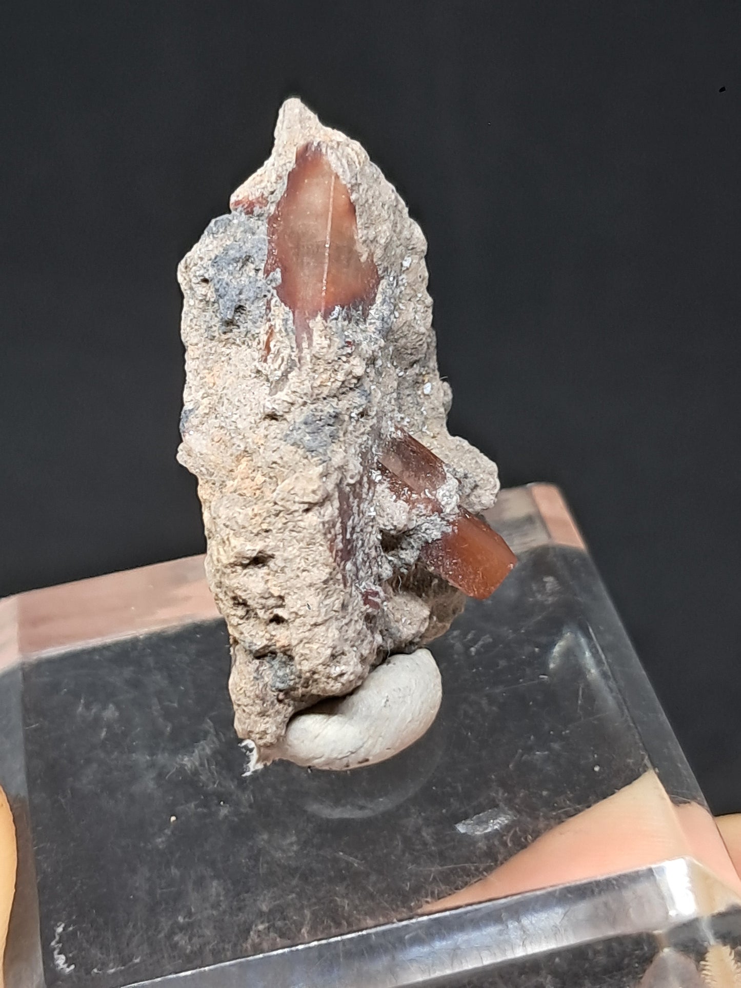 Natural Topaz Crystal on Matrix (Mexico) Rare Gemstone | Mineral Specimen #TPZ22