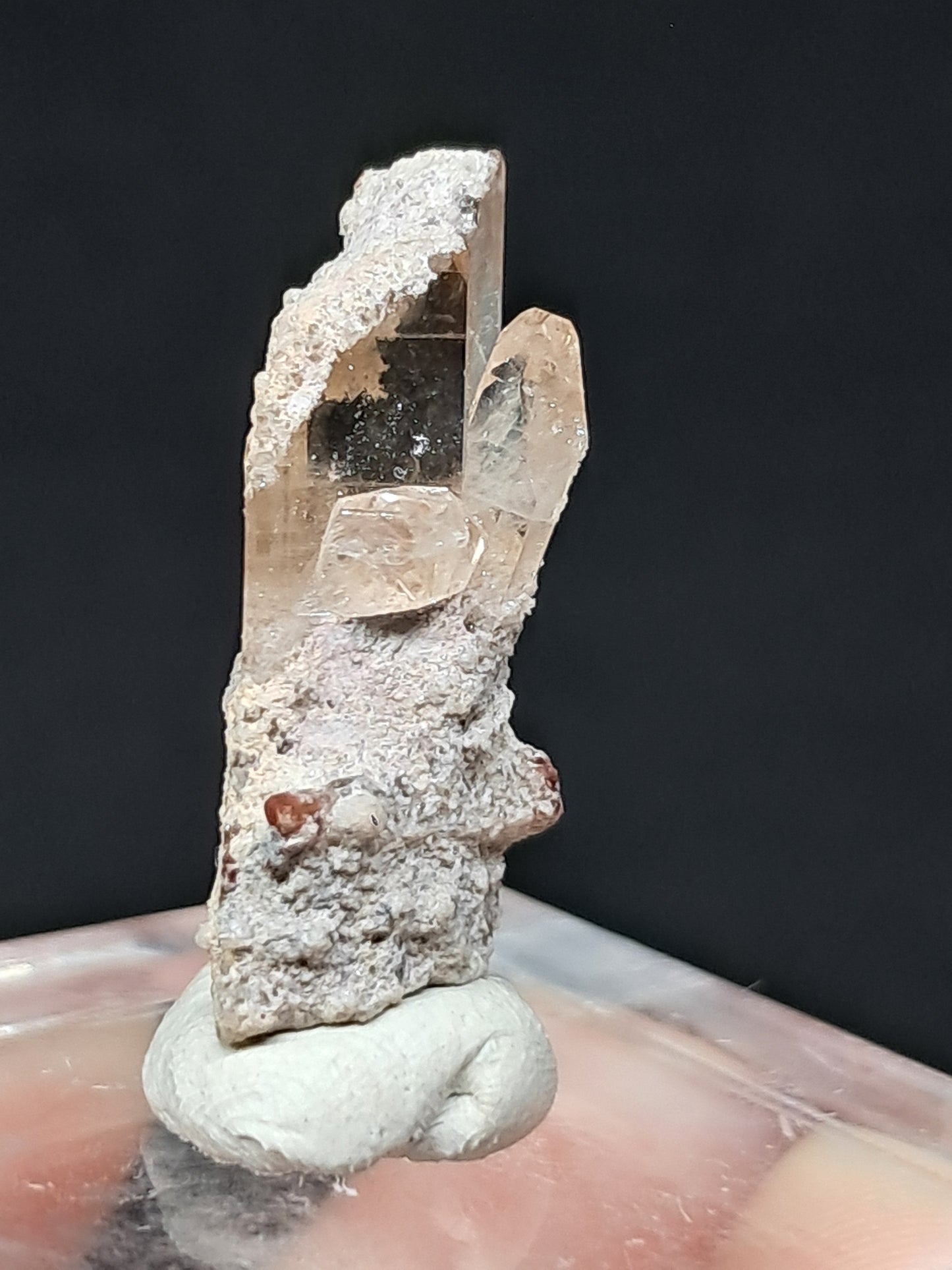Cristal de topacio natural (México), piedra preciosa rara | Ejemplar mineral n.° TPZ5