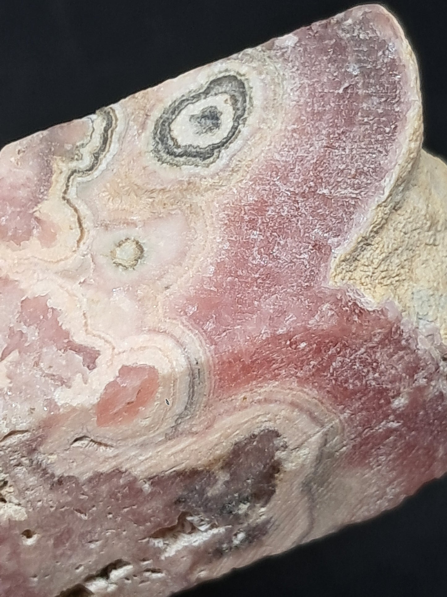 Rhodocrosite Rough Sliced (Argentina) Natural Stone | Rare Mineral #RHD5