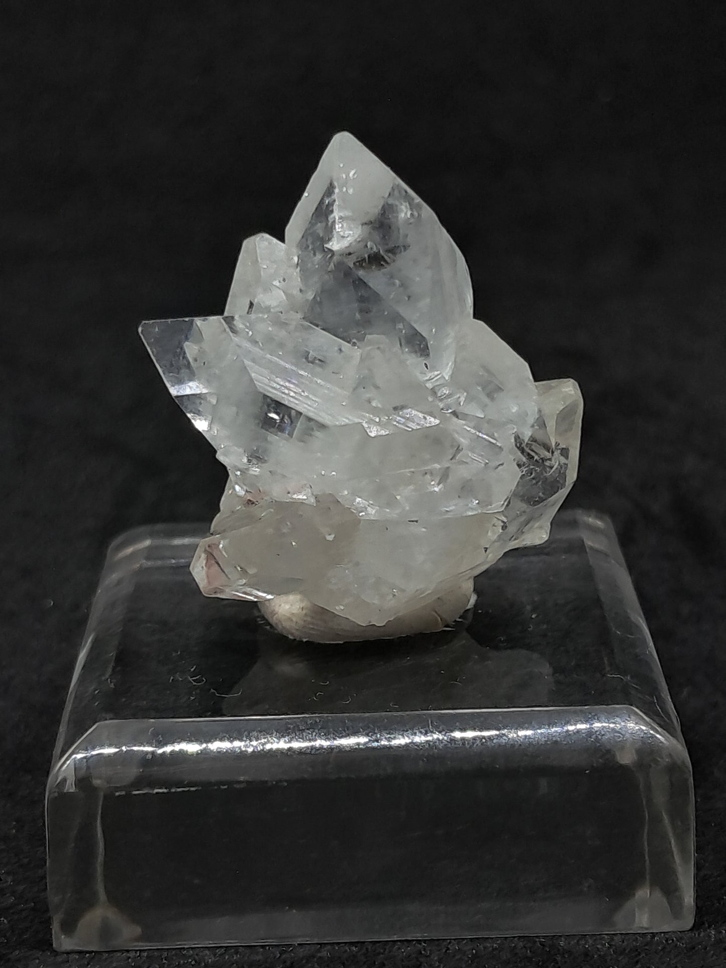 Clear Apophyllite Cluster (Ajanta) Natural Crystal | Mineral Specimen #AP53
