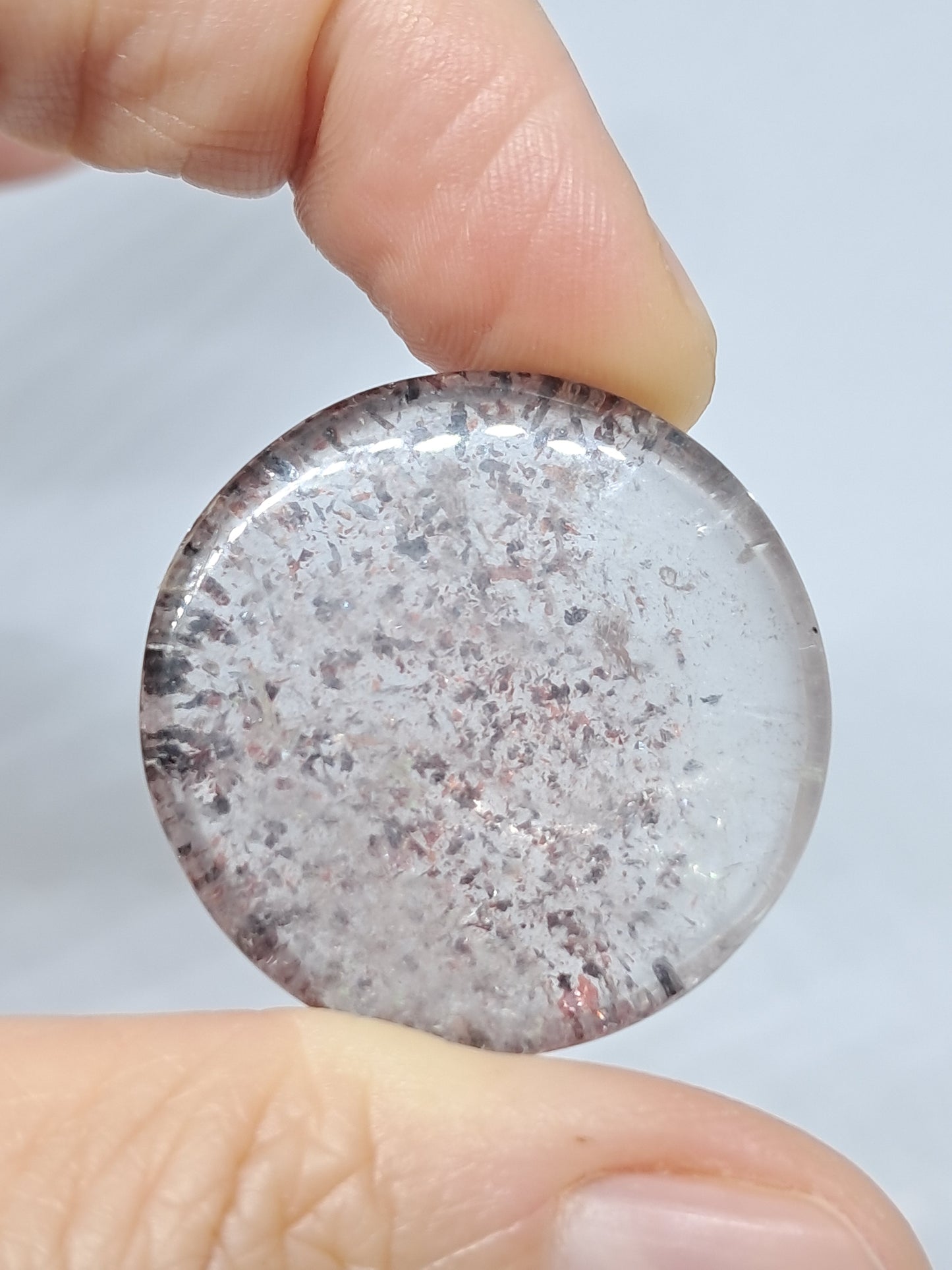 Lepidocrosite Quartz Cabochon #PQ8