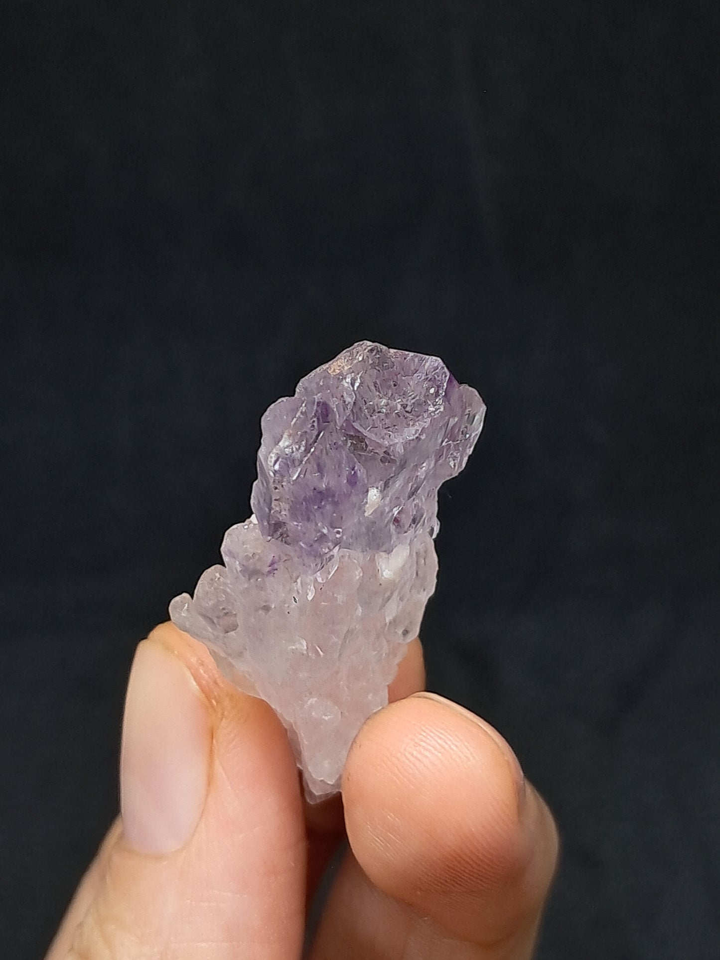 Amatista Elestial (Karur) | Cristal en bruto | Piedra Natural | Espécimen mineral #KA134