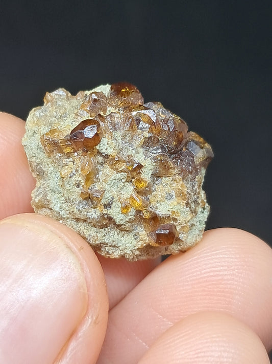 Brown Garnet Cluster (Mexico) |Rough Crystal Stone | Mineral Specimen #GR9