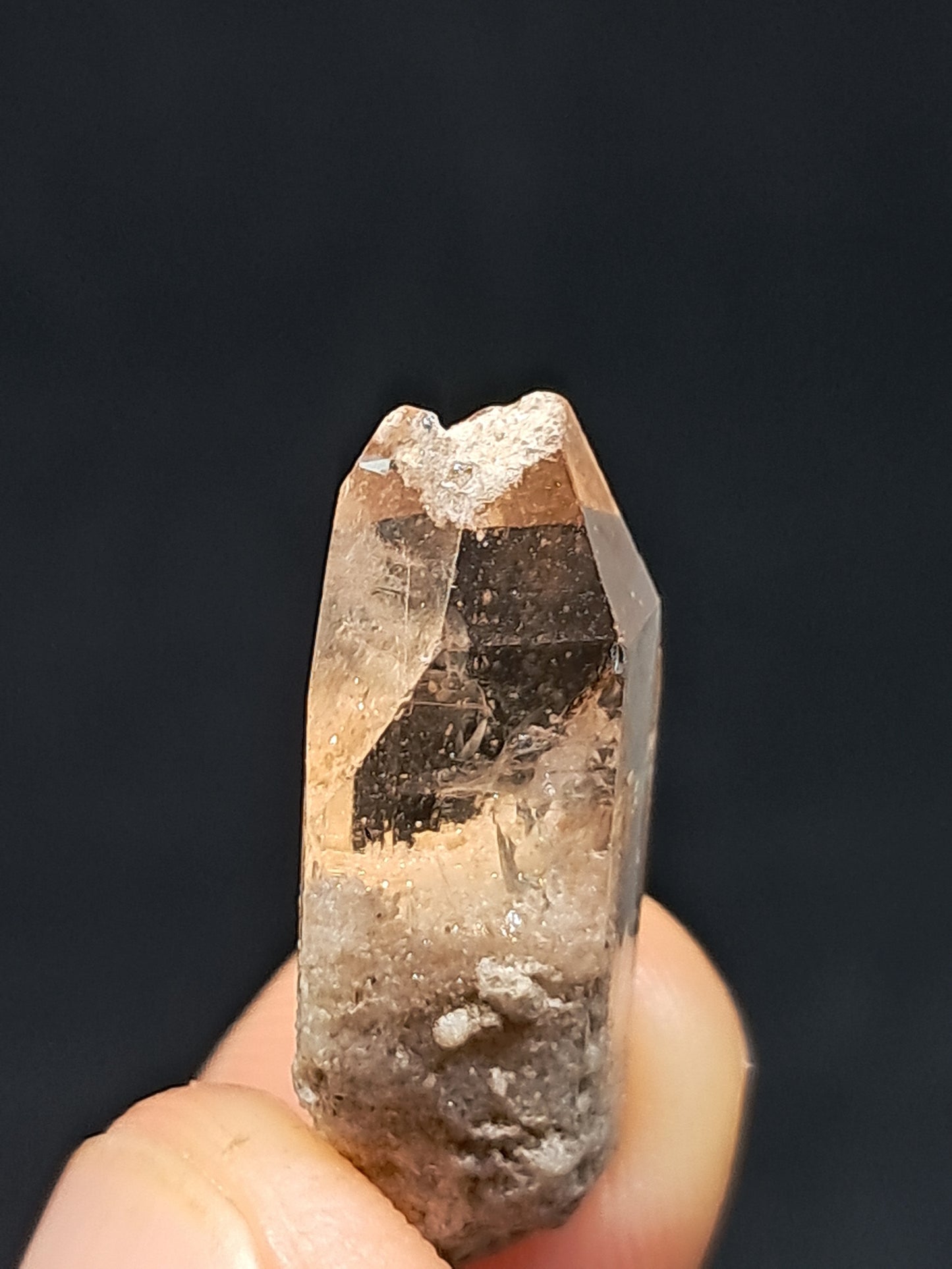 Cristal de topacio natural (México), piedra preciosa rara | Ejemplar mineral n.° TPZ2